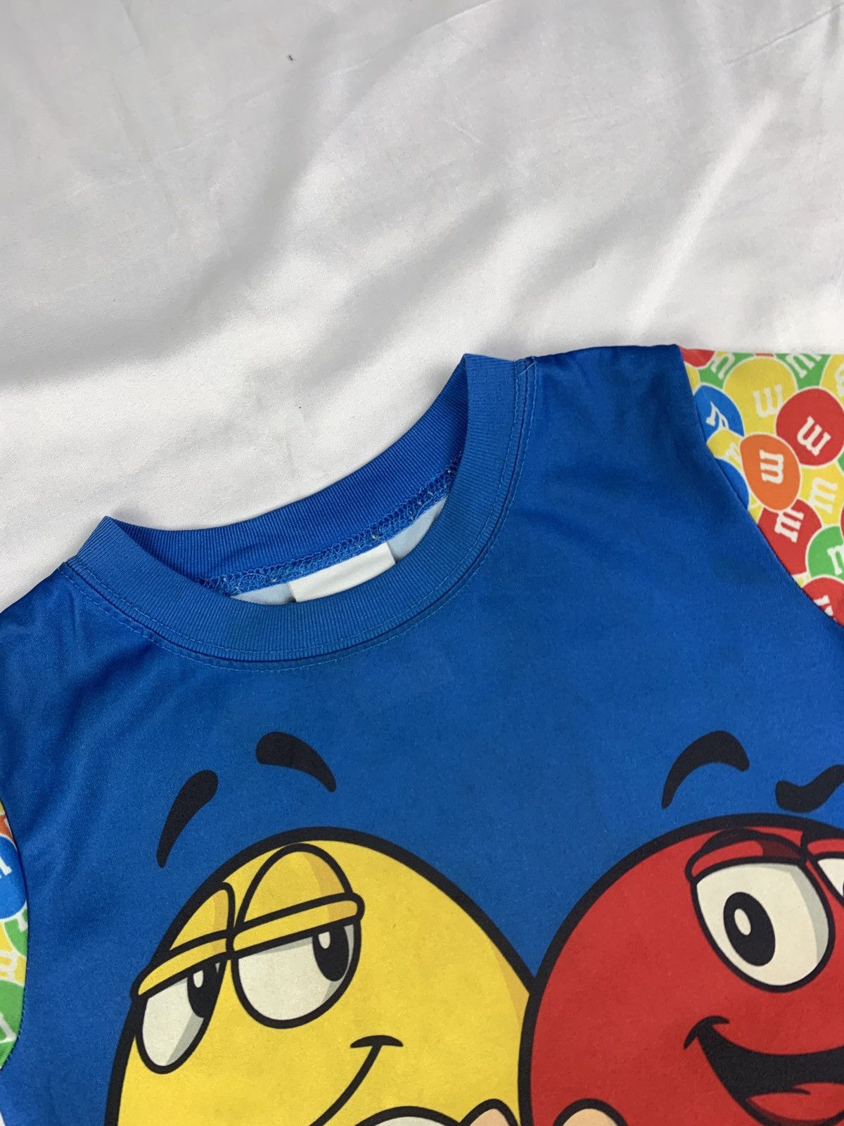 Other 2010 m&m's Chocolate Candy 2 Icon Graphic Jersey Baby Tee Size XS / US 0-2 / IT 36-38 - 6 Thumbnail