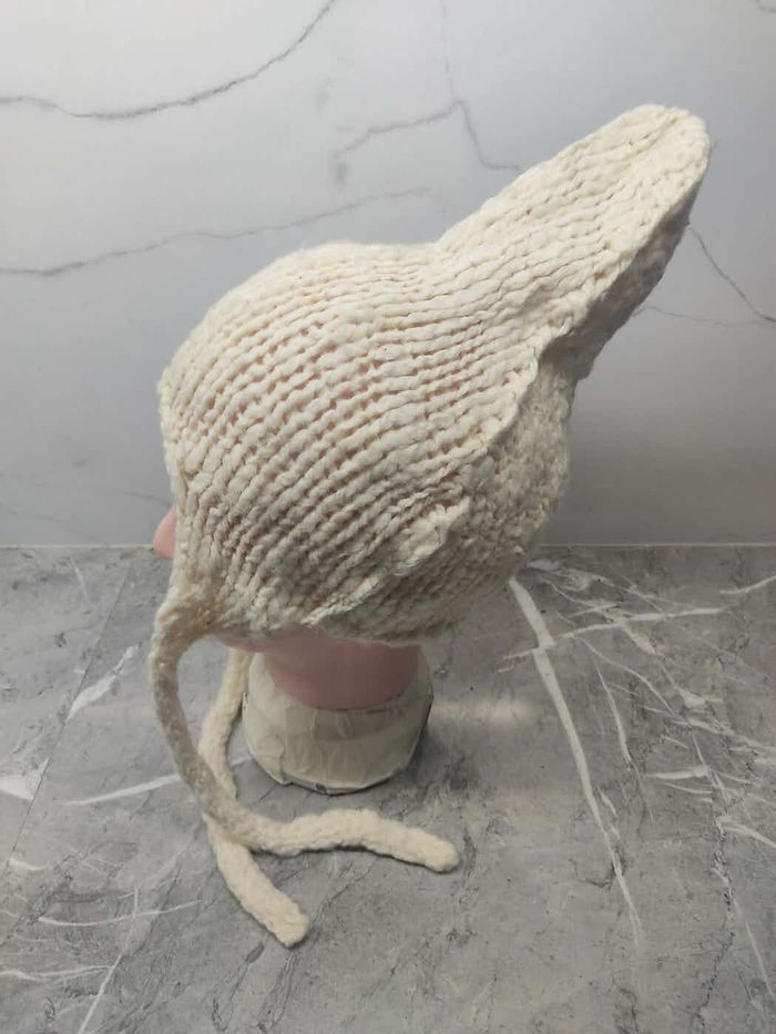 Vintage Italian Design Wool Knit Beanie Size ONE SIZE - 4 Thumbnail