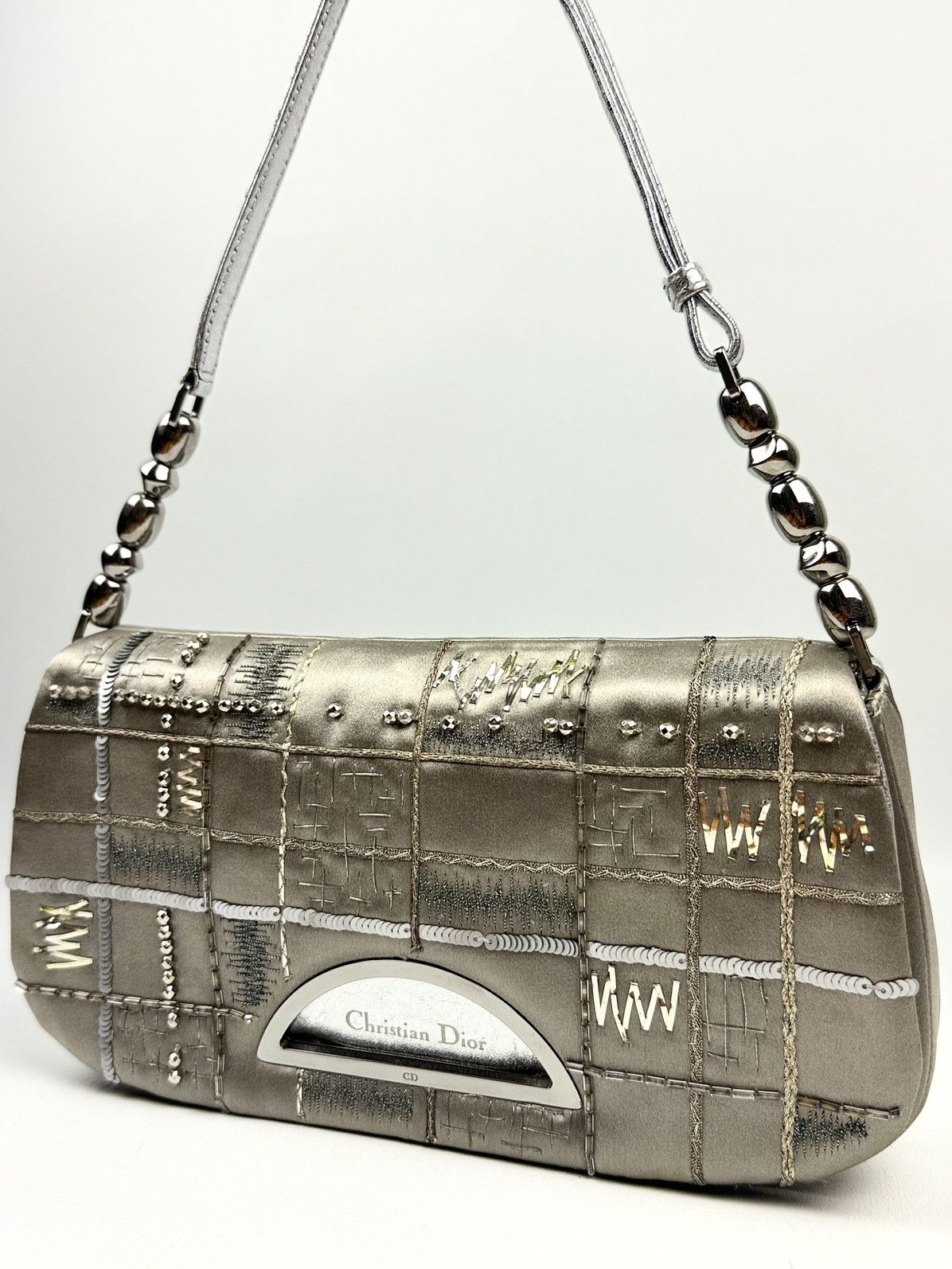 Dior - John Galliano - Limited Edition - Silver - Maris Bag