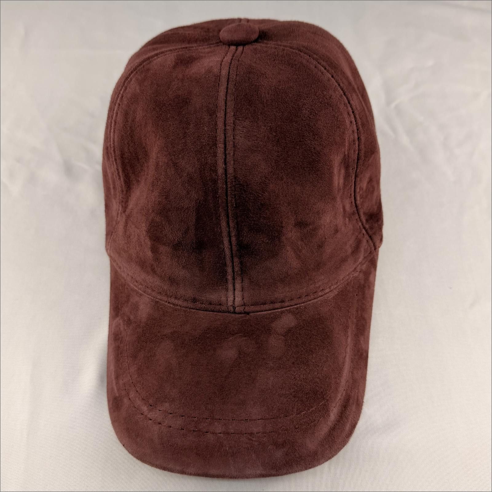 Other NEW Red Suede Baseball Cap - Premium Hat 068 Size ONE SIZE - 2 Thumbnail