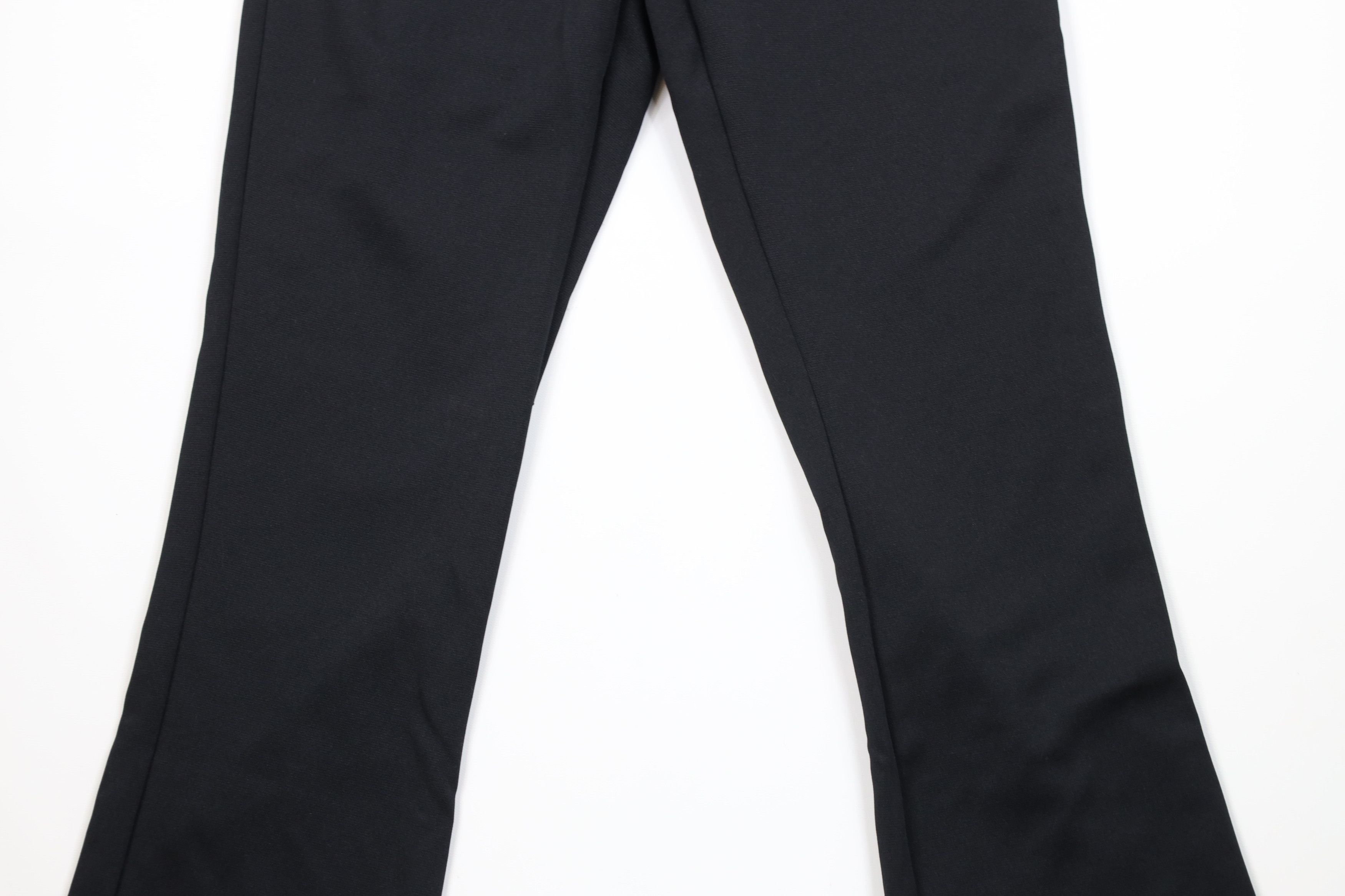 Vintage Deadstock Vintage 90s Streetwear Wide Leg Pants Black USA Size 24" / US 00 / IT 34 - 3 Thumbnail