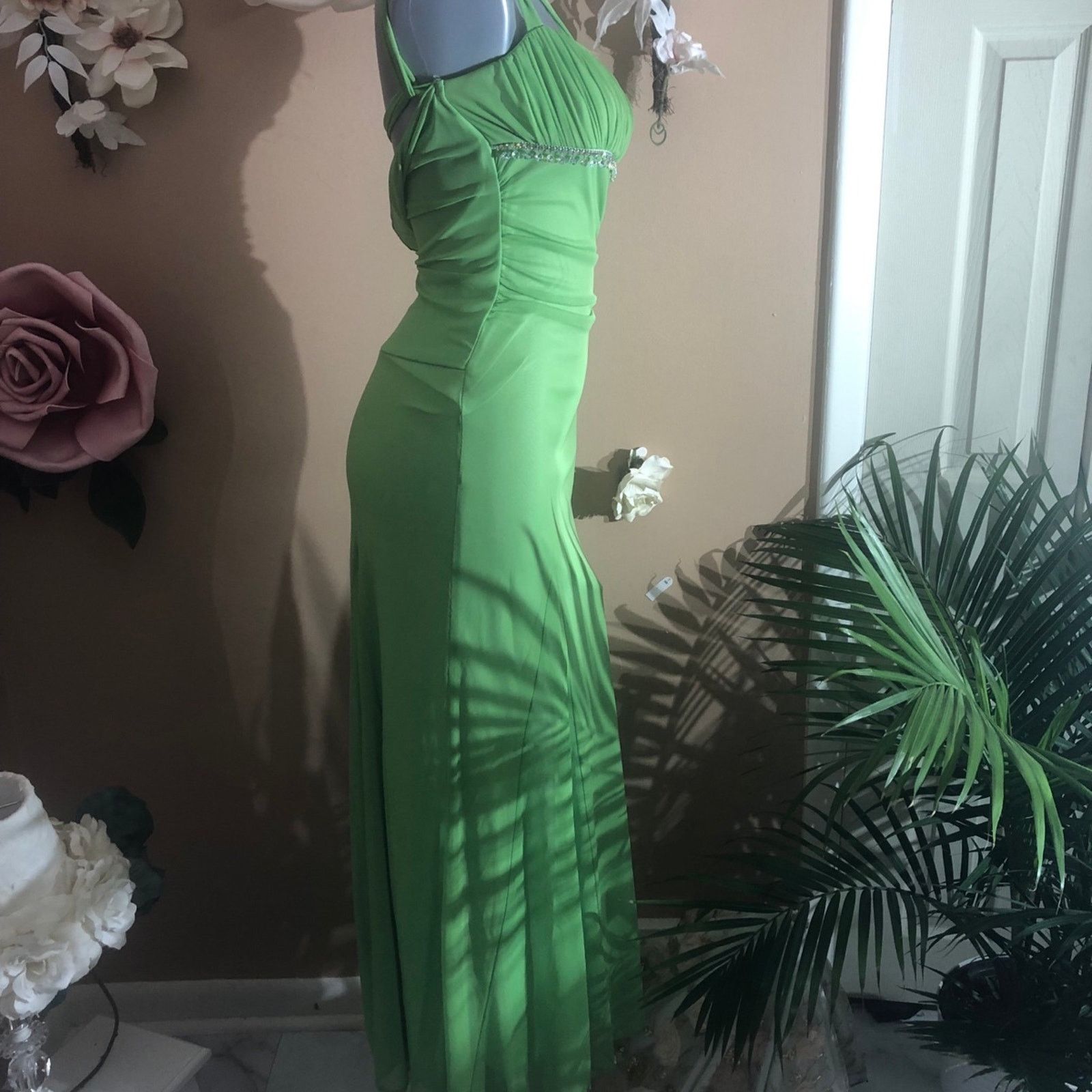 Other Dress Gown Drape Style Green Goddess Size S / US 4 / IT 40 - 6 Thumbnail