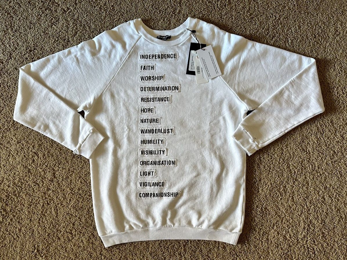 Raf Simons Size S - Raf Simons Redux Independence S/S 2002 Sweatshirt Size US S / EU 44-46 / 1 - 1 Thumbnail