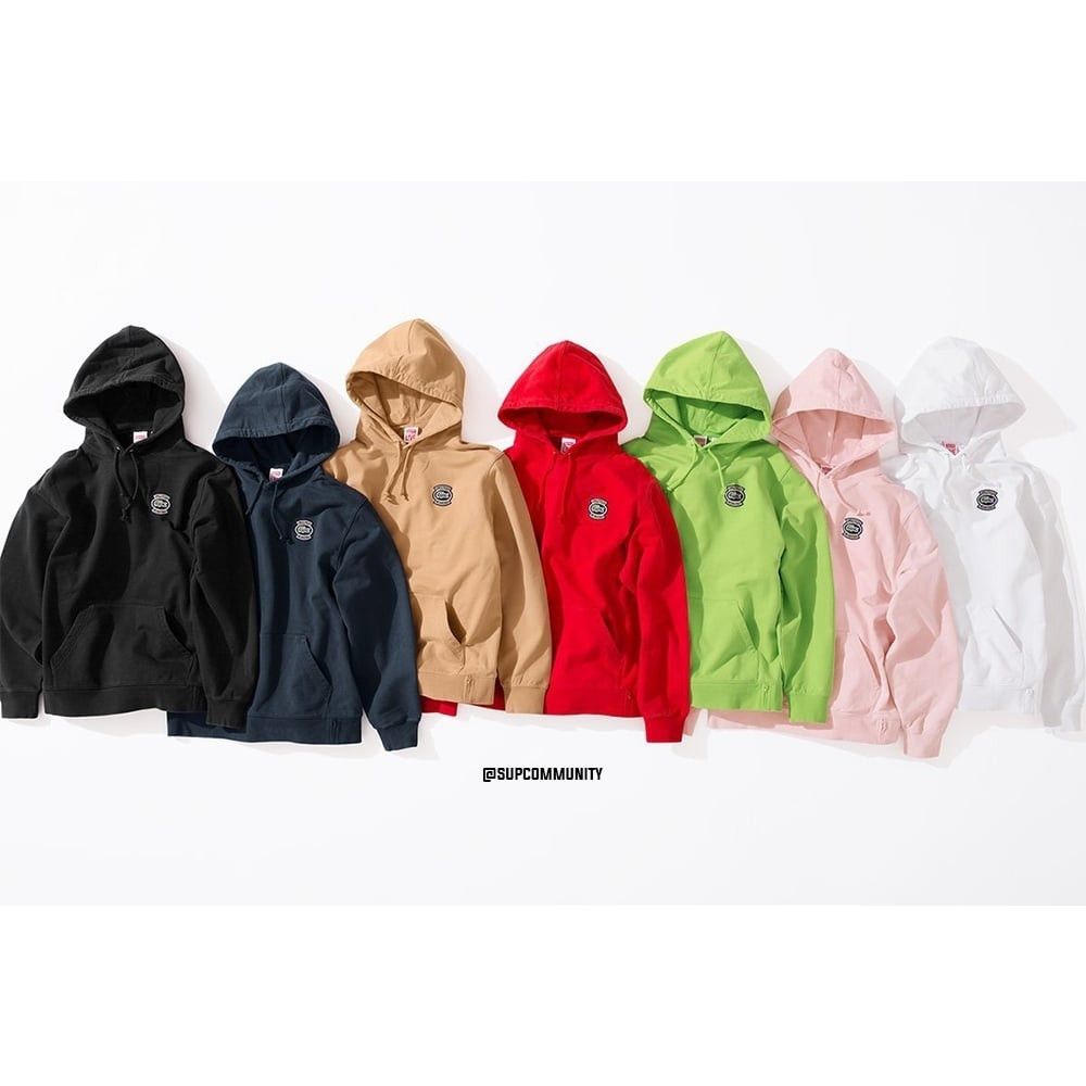 Lacoste × Supreme Supreme Lacoste Hooded Sweatshirt - Tan, Medium Size US M / EU 48-50 / 2 - 8 Thumbnail