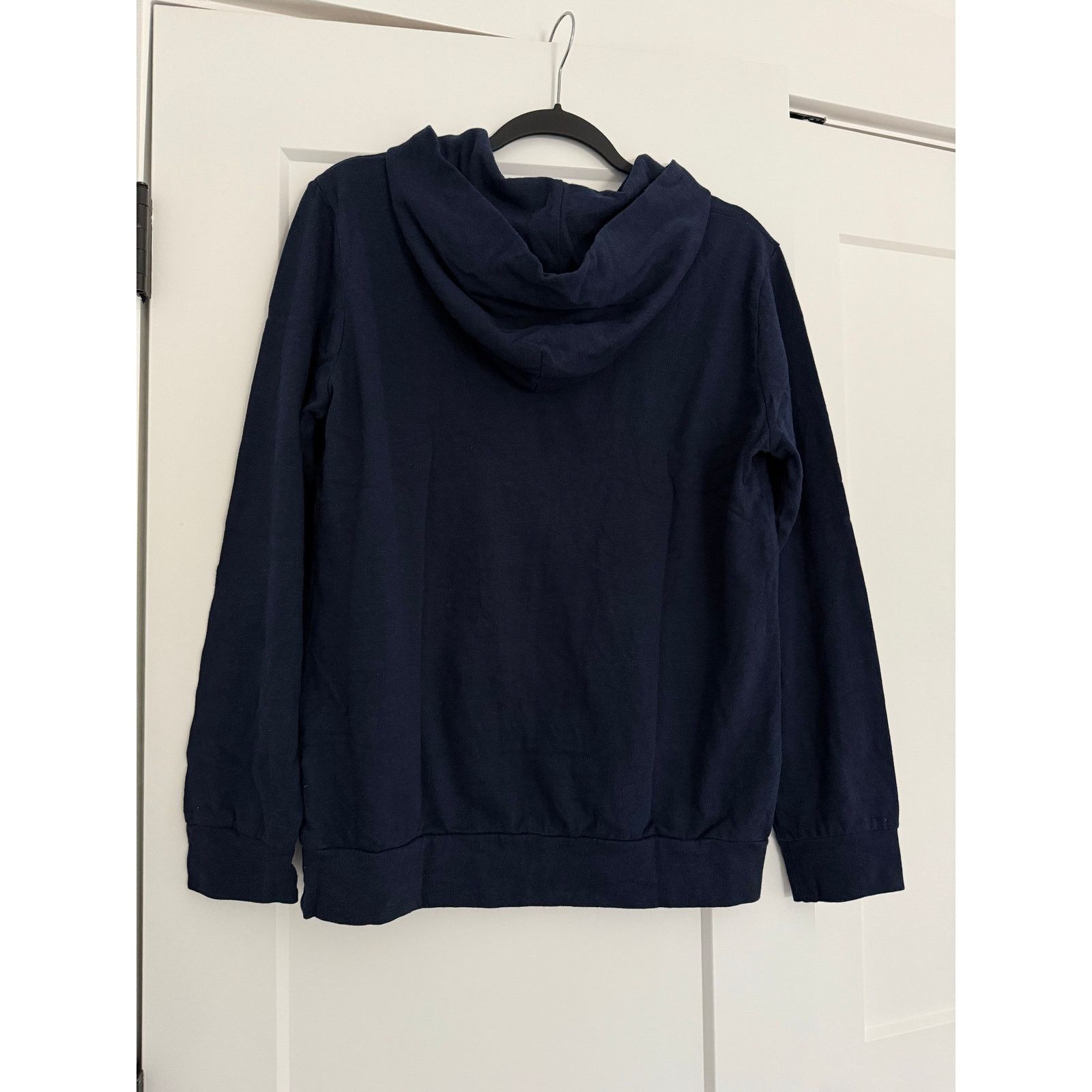 MONROW New Monrow Men’s Supersoft Pullover Hoodie - S Navy - $146 Size US S / EU 44-46 / 1 - 8 Thumbnail