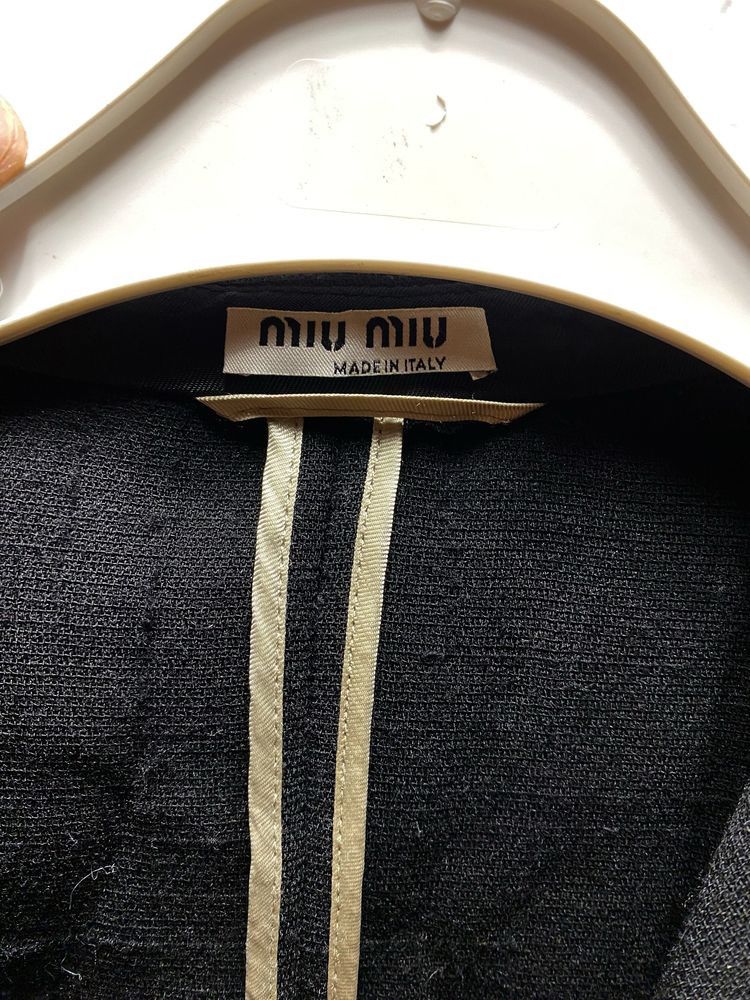 Miu Miu Miu Miu Wool Blazer Size S / US 4 / IT 40 - 4 Thumbnail