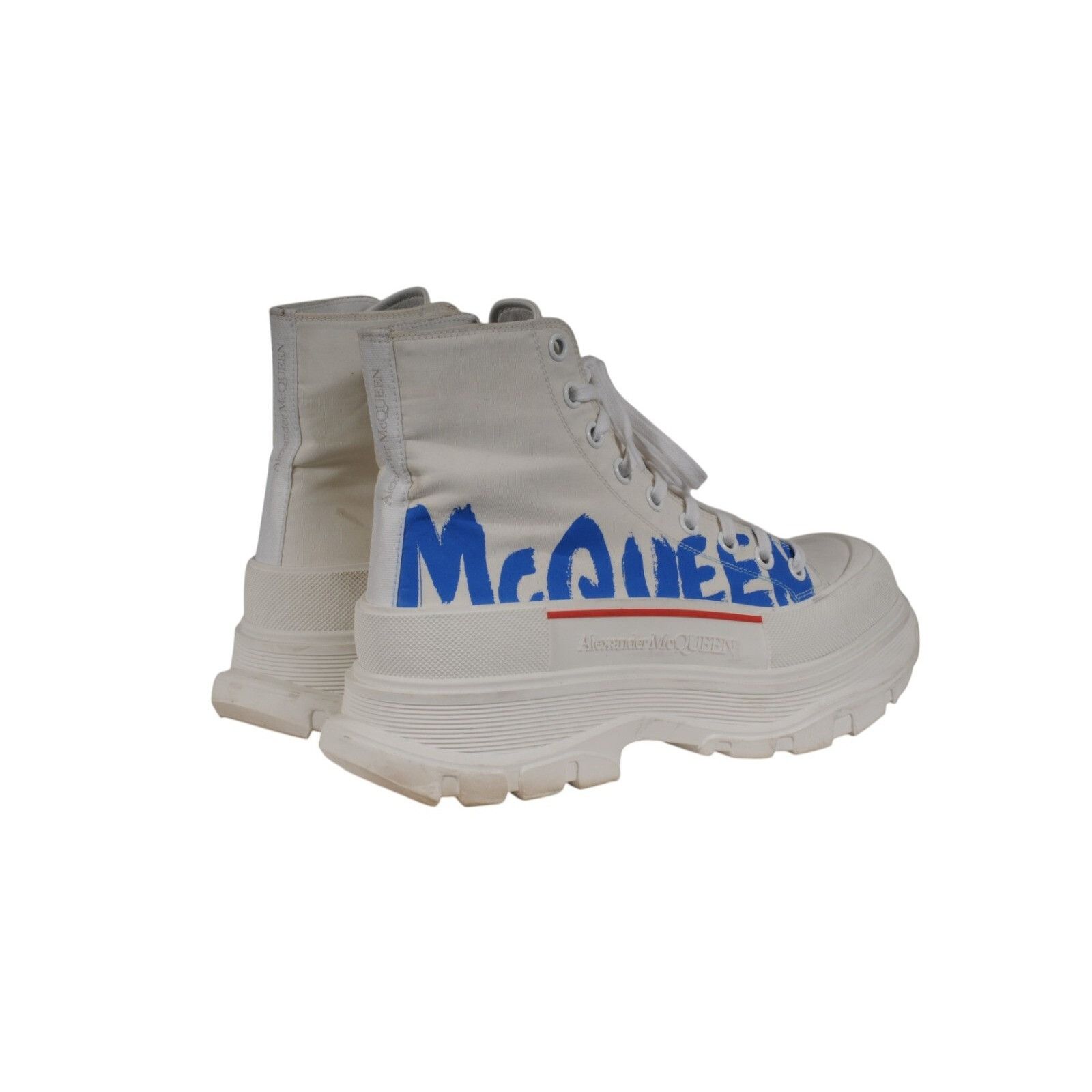 Alexander McQueen Tread Slick Graffiti Logo Boots Size US 9.5 / EU 42-43 - 3 Thumbnail