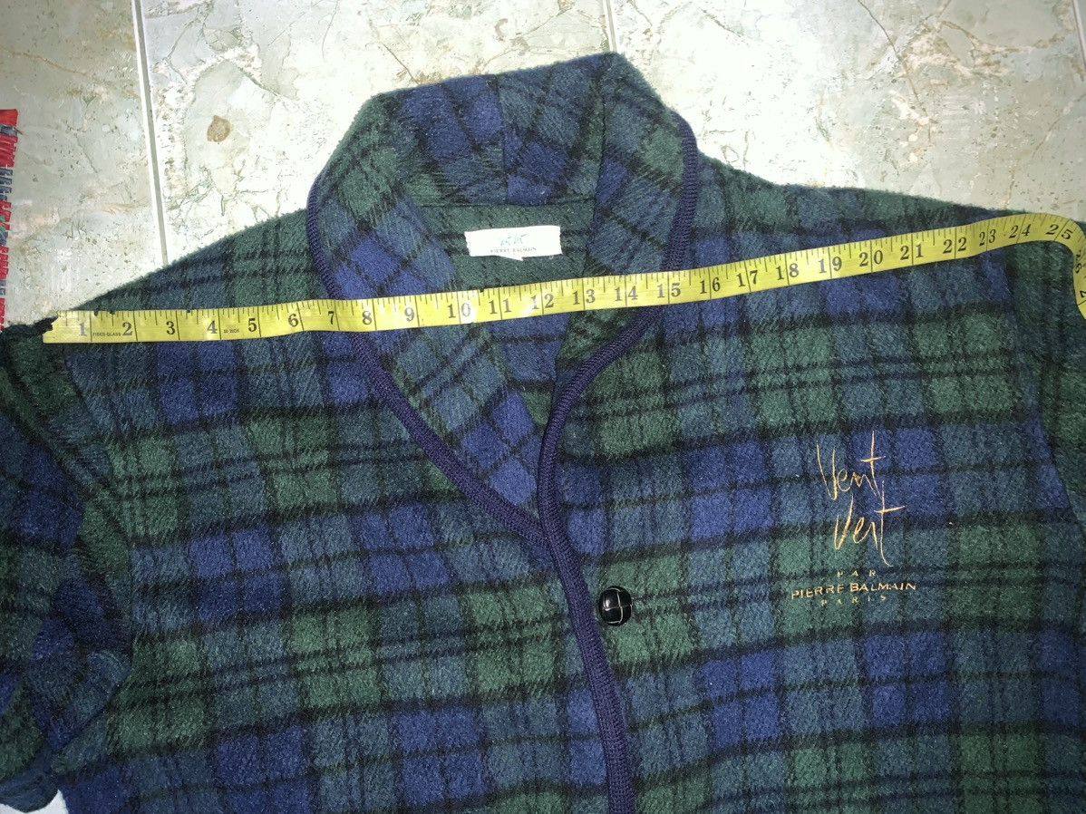 Vintage Vintage Vent Vert Pierre Balmain Fleece Jacket Size US L / EU 52-54 / 3 - 13 Thumbnail