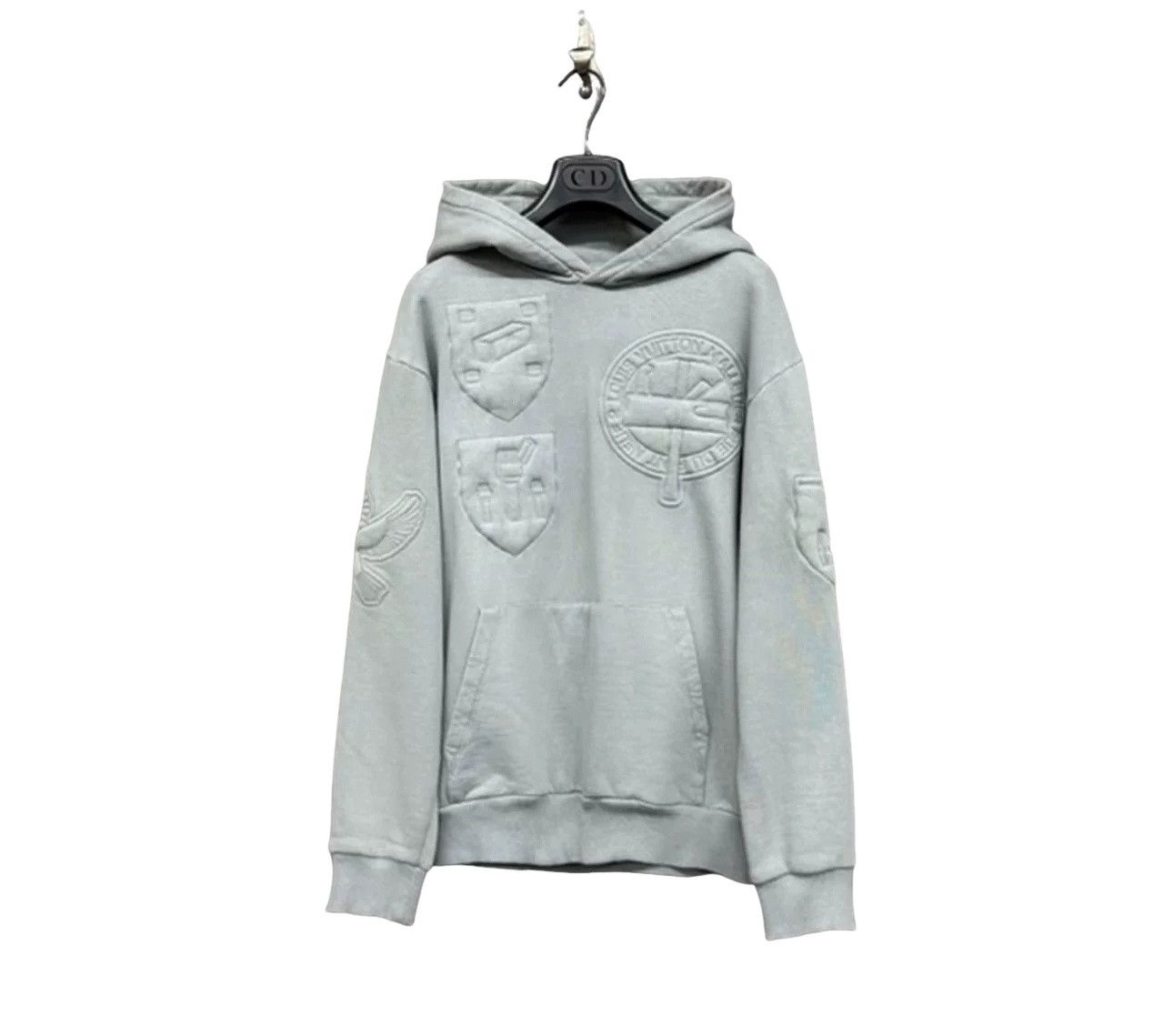 Louis Vuitton Louis Vuitton Embossed Logo Hoodie US M Size US M / EU 48-50 / 2 - 1 Thumbnail