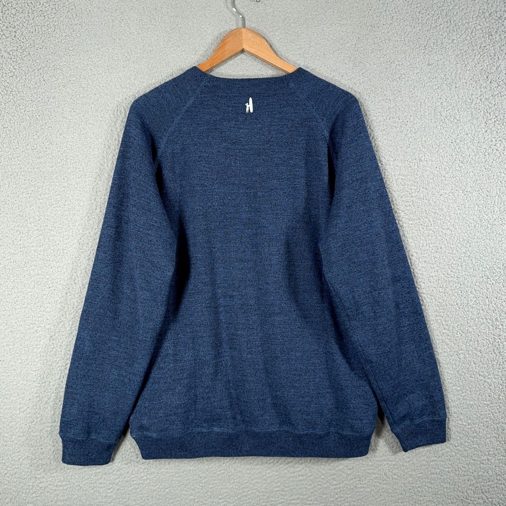 johnnie-O johnnie-O Chilton Merino Wool Pullover Crewneck Blue Lined Pockets Mens Large Size US L / EU 52-54 / 3 - 5 Thumbnail