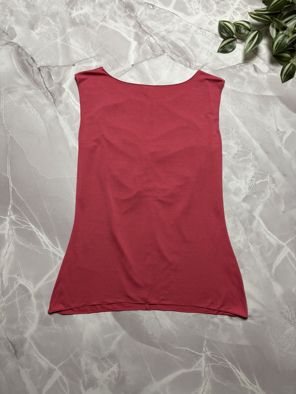 Armani Collezioni Armani Collezioni Ruched Sleeveless Top Pink Womens US 12 Size XL / US 12-14 / IT 48-50 - 5 Thumbnail