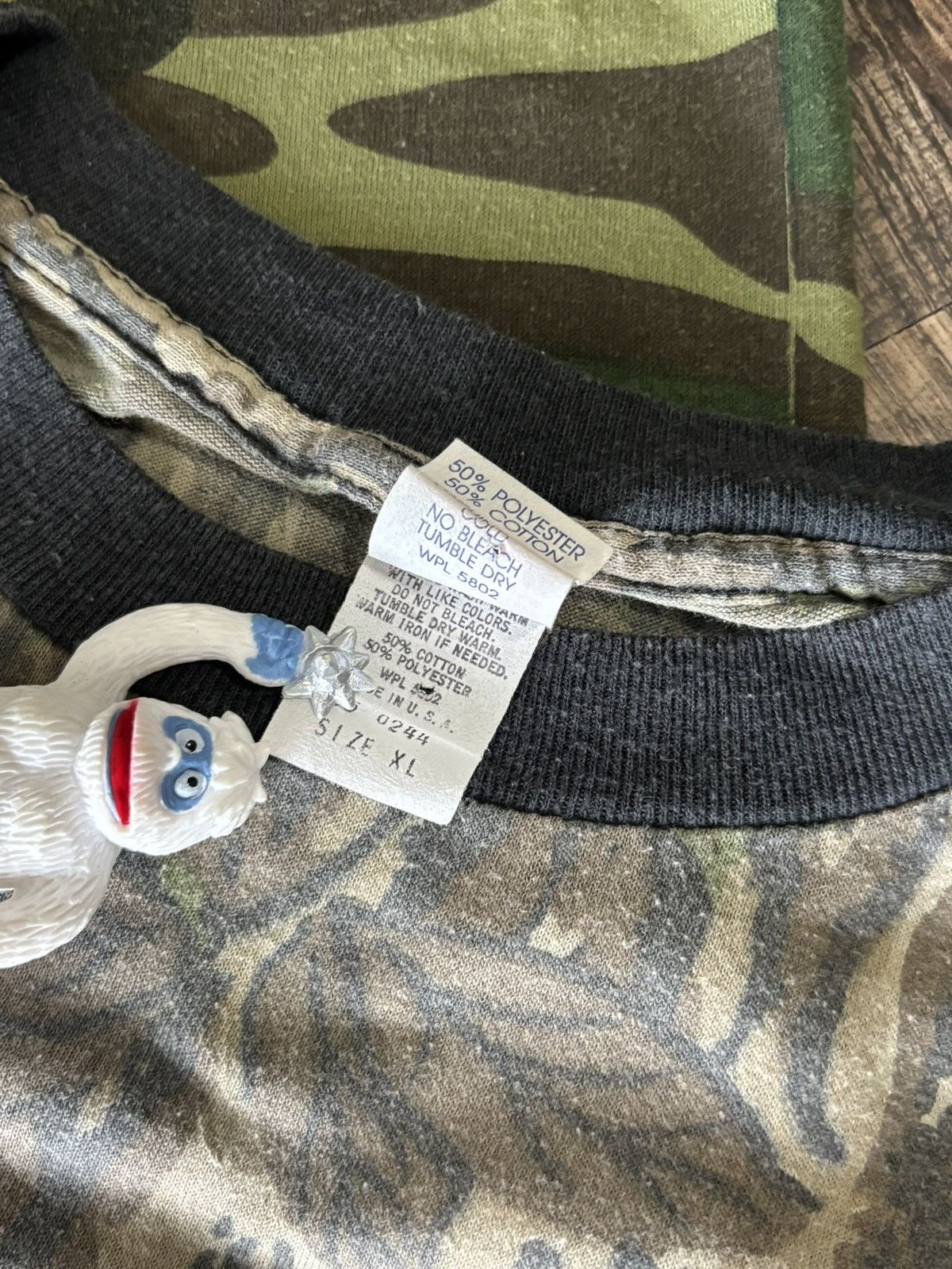 Vintage 90s Camo Vintage Single Stitch Pocket Tee Medium Size US M / EU 48-50 / 2 - 7 Thumbnail