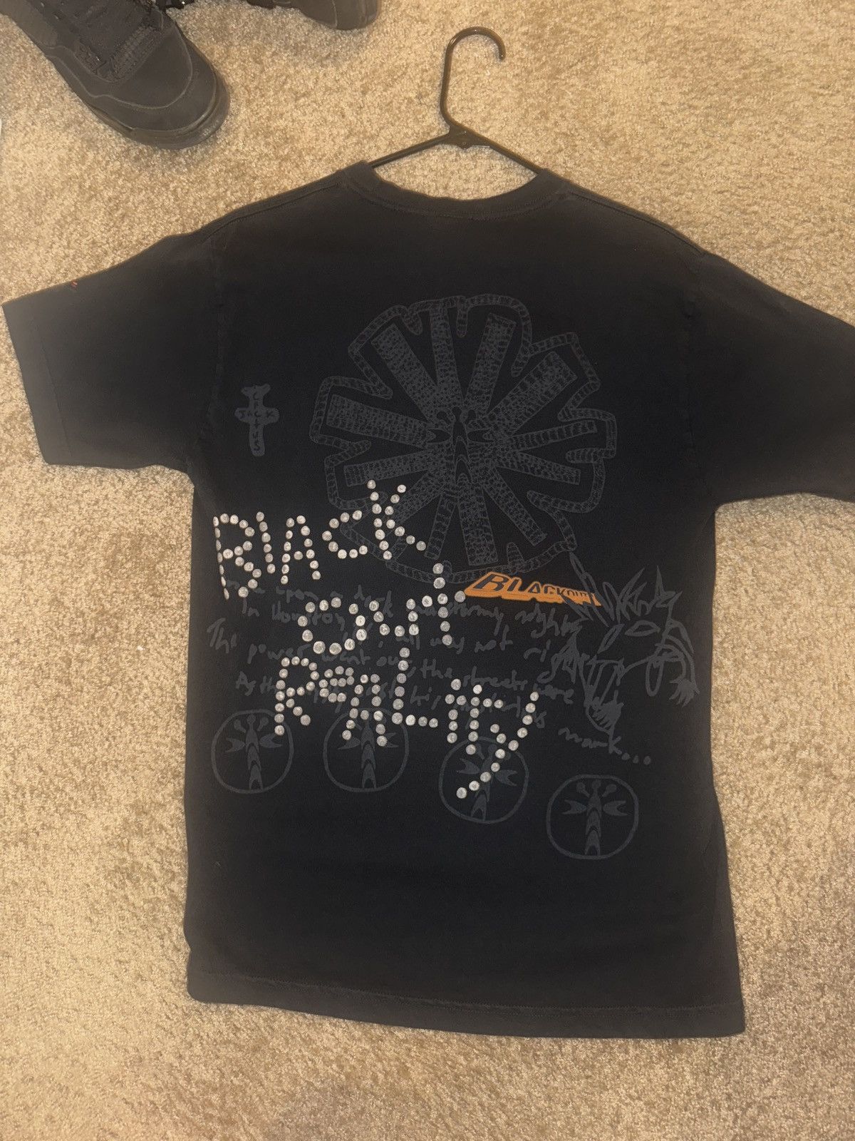 Travis Scott Travis Scott Tee Black Out Reality Size US M / EU 48-50 / 2 - 2 Thumbnail