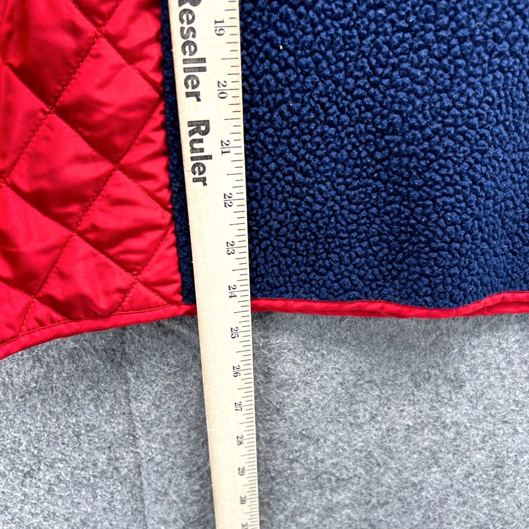 Vintage VINTAGE Sail To Sable Jacket Womens XL Red Quilted Fleece Zip Coat Fall Winter Size XL / US 12-14 / IT 48-50 - 4 Thumbnail