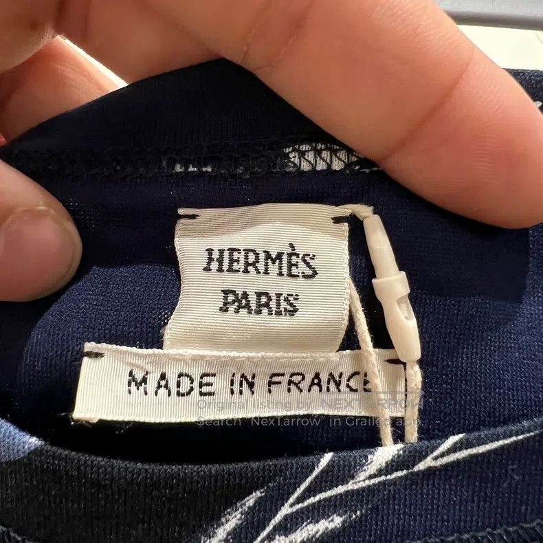 Hermes Hermes Chain Pattern Printed Short Sleeve T-shirt Size XS / US 0-2 / IT 36-38 - 3 Thumbnail