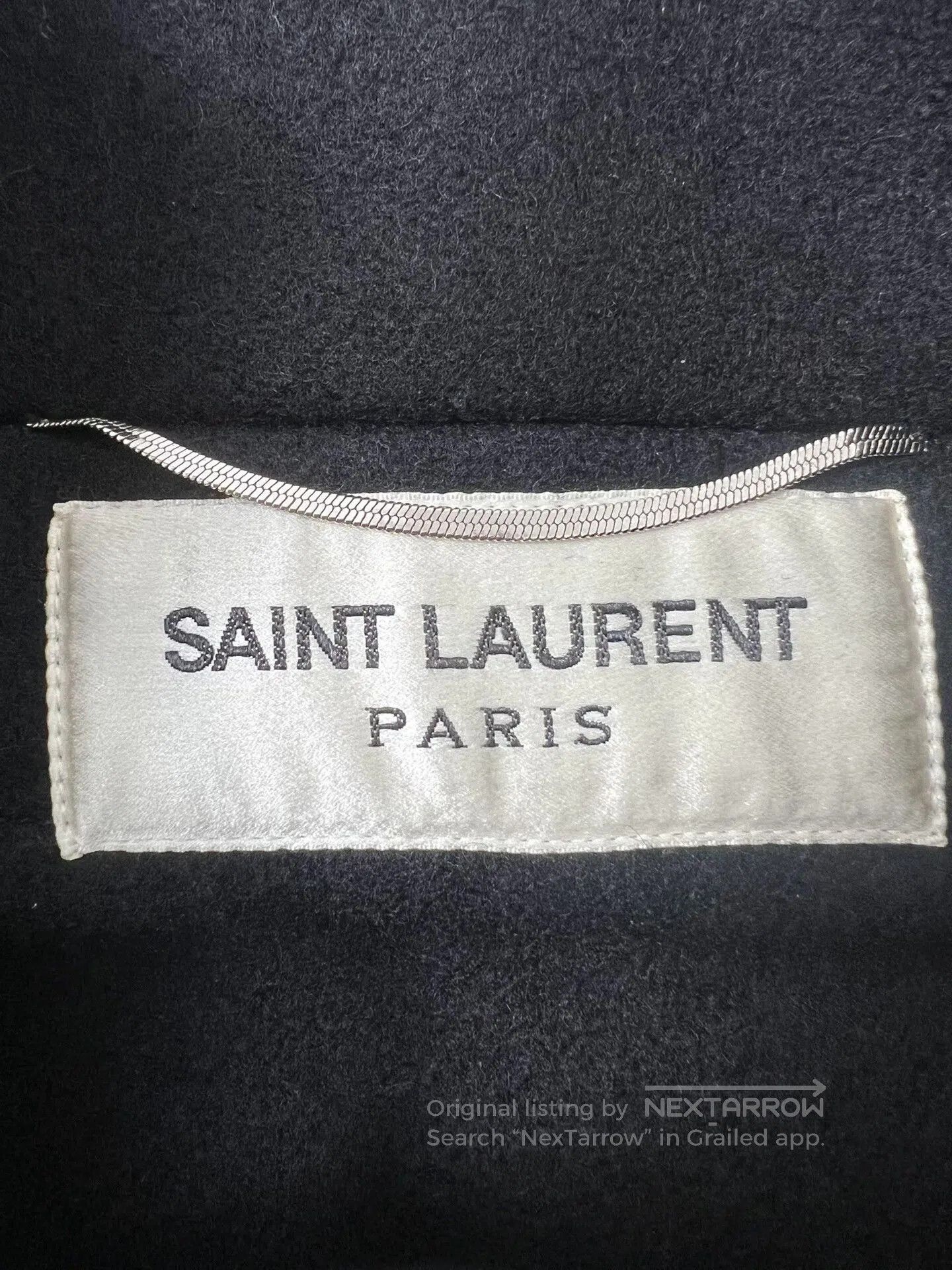 Saint Laurent Paris Saint Laurent Black Wool Coat. Size US M / EU 48-50 / 2 - 5 Thumbnail
