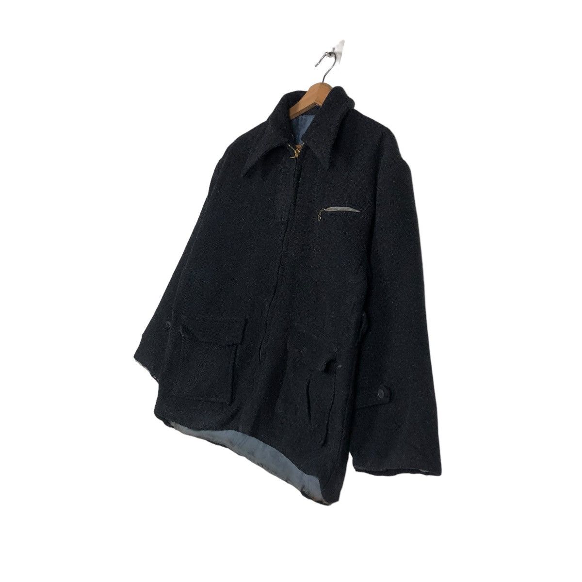 Japanese Brand × Vintage 📌VINTAGE WOOL CHORE JACKET DETROIT CROWN DIAMOND USA Size US M / EU 48-50 / 2 - 3 Thumbnail