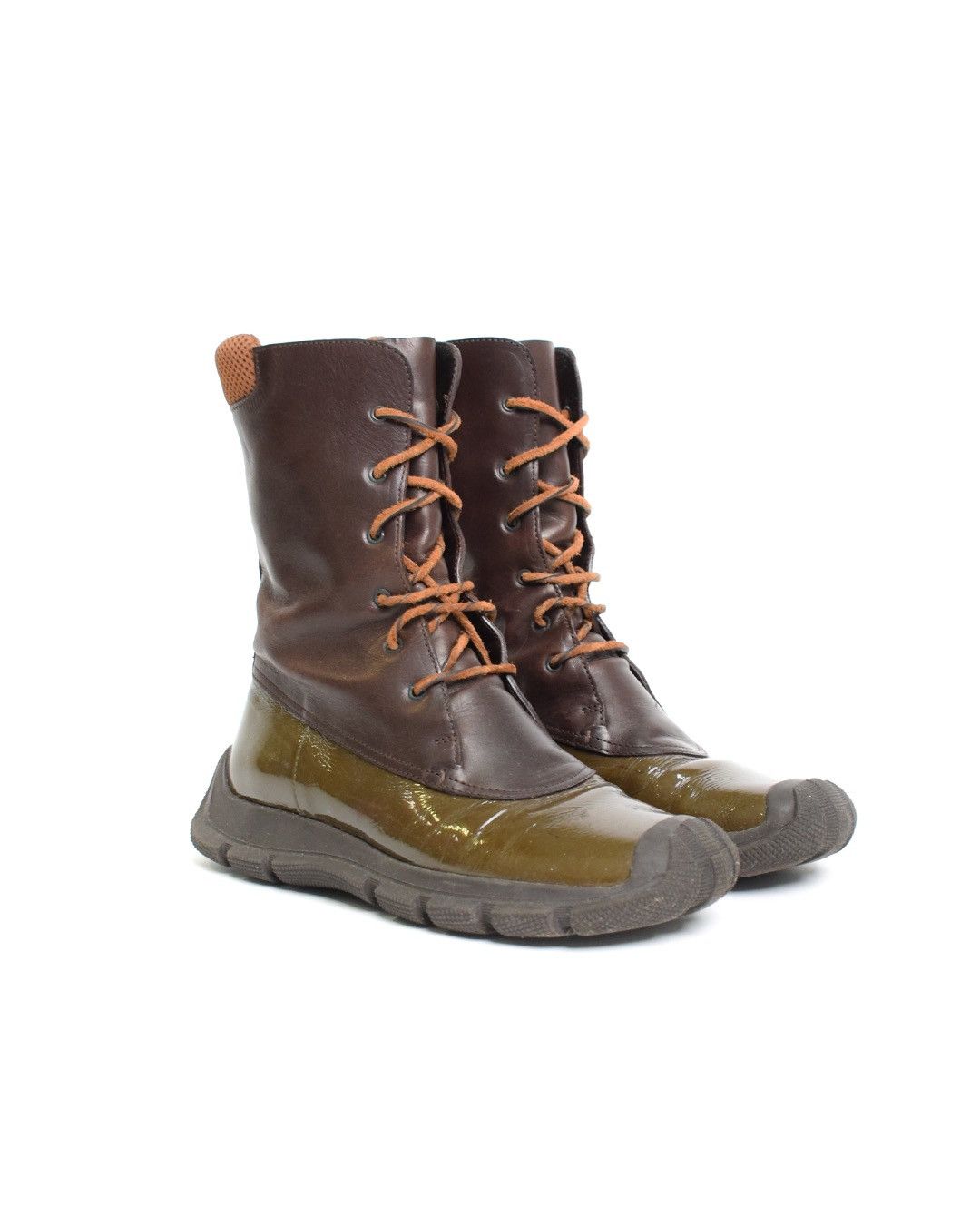 Miu Miu Miu Miu F/W1999 Chunky Laced Up Boots Size US 7.5 / IT 37.5 - 3 Thumbnail