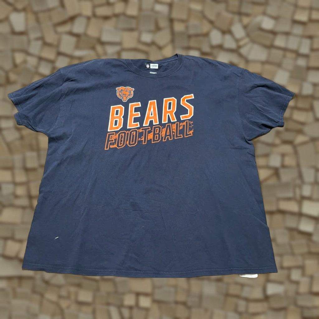 NFL NFL Team Apparel Shirt 3XL Blue Chicago Bears Football Mens Size US XXL / EU 58 / 5 - 1 Thumbnail