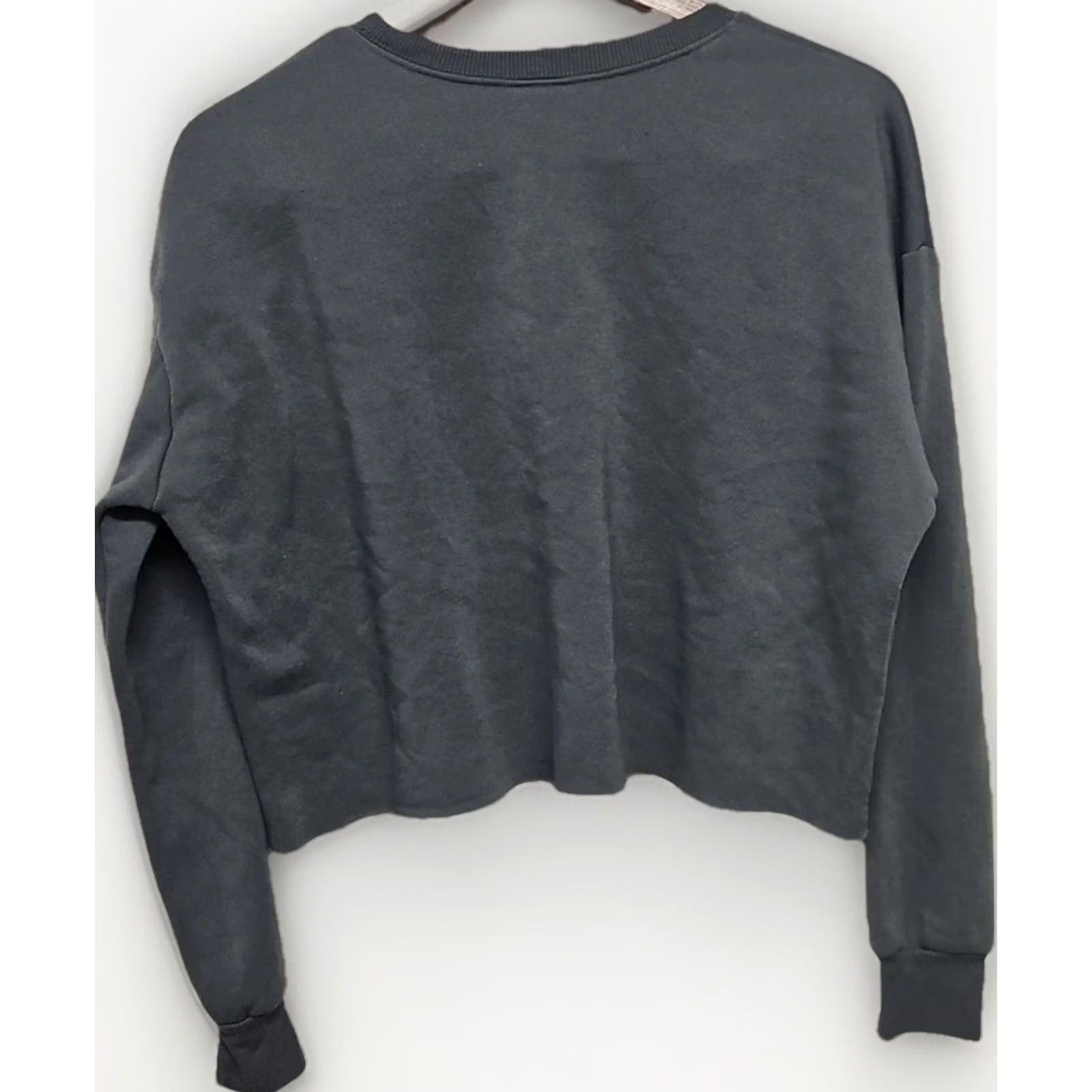 Vintage Pink Floyd Dark Side of the Moon Cropped Sweatshirt Gray XS? Size S / US 4 / IT 40 - 4 Thumbnail