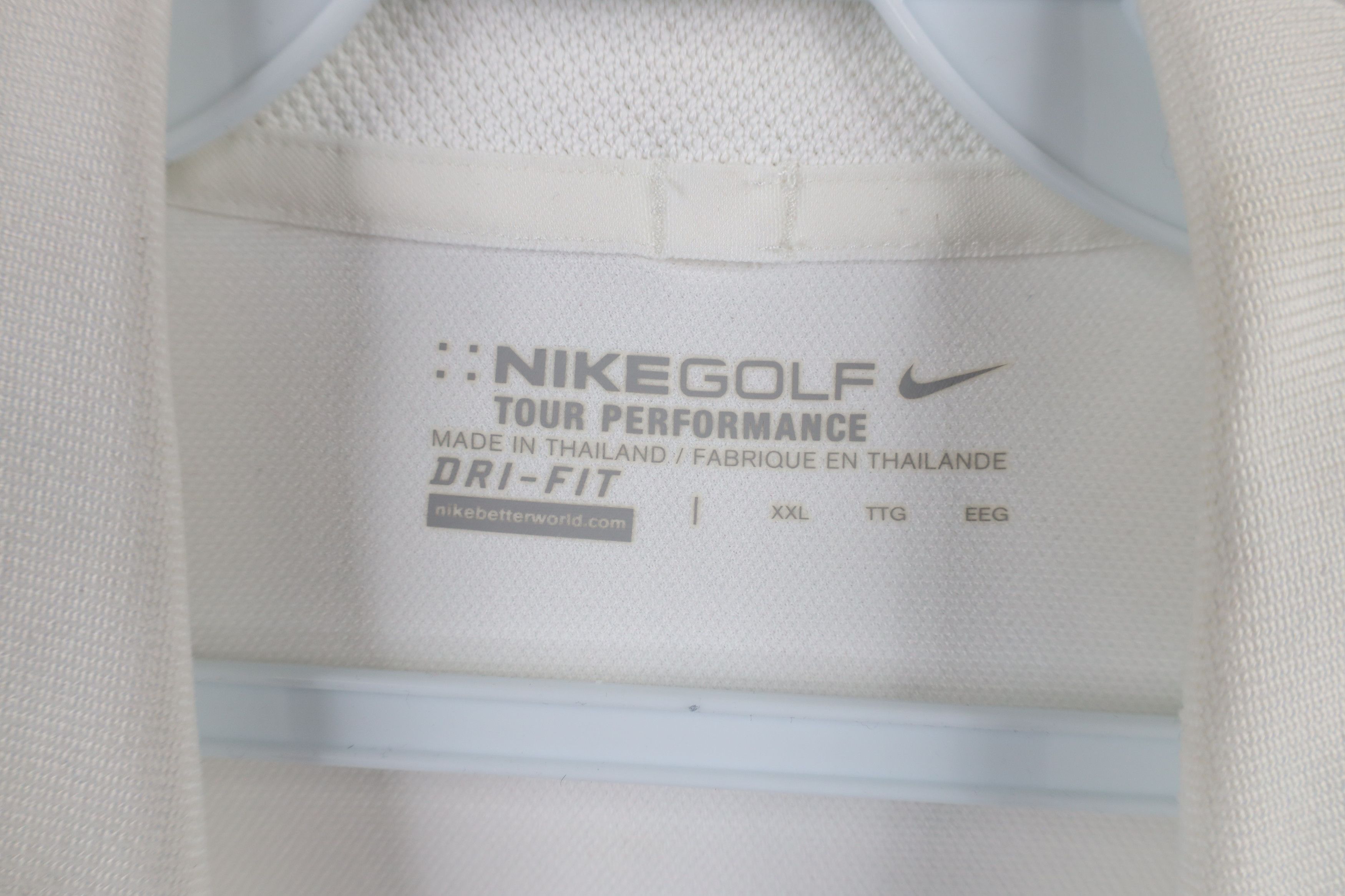Nike × Vintage Nike Golf Tour Performance University Collared Polo Shirt Size US XXL / EU 58 / 5 - 6 Thumbnail