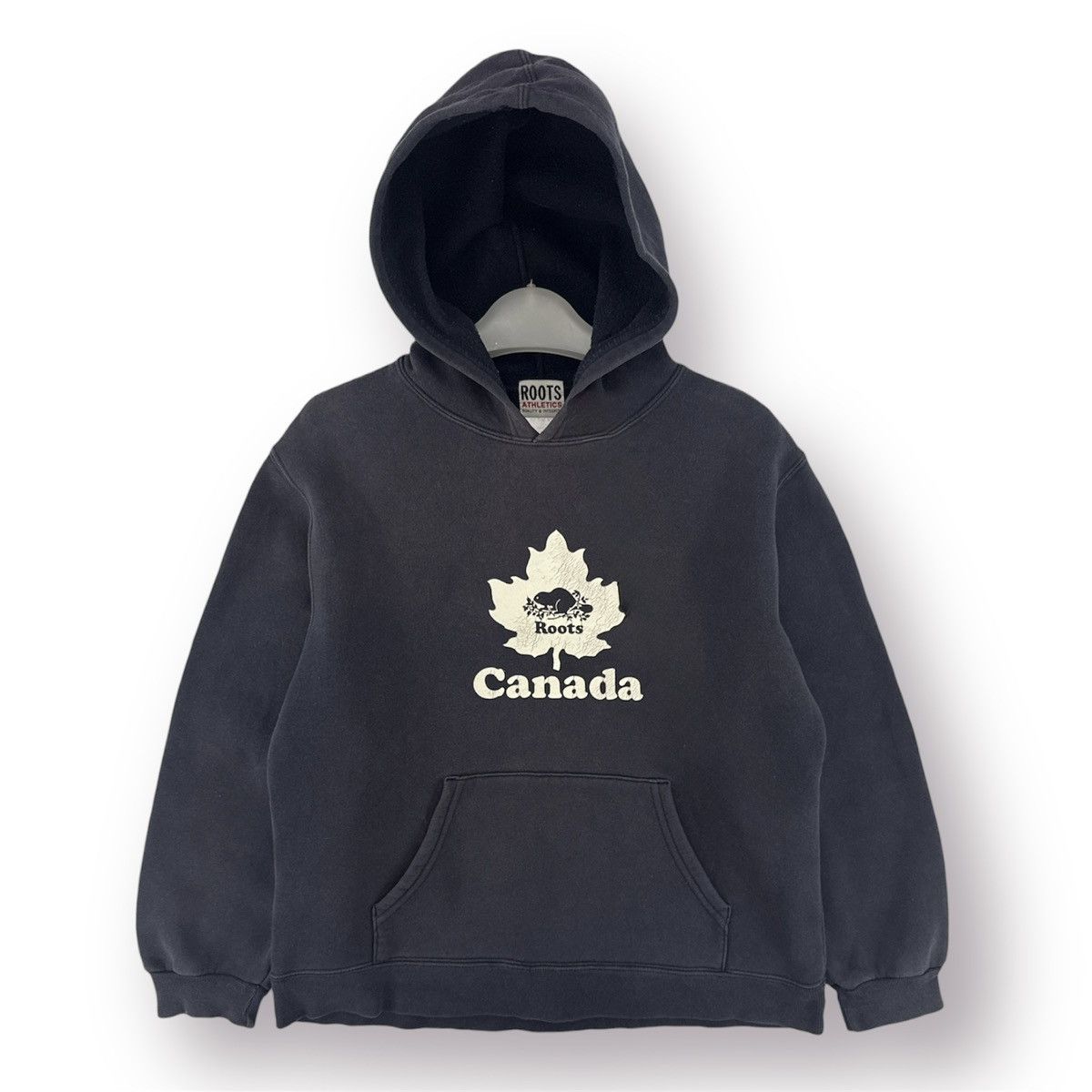 Roots 🔥 Vtg Roots Athletic Faded Boxy Fit Hoodie made in Canada Size US M / EU 48-50 / 2 - 1 Thumbnail