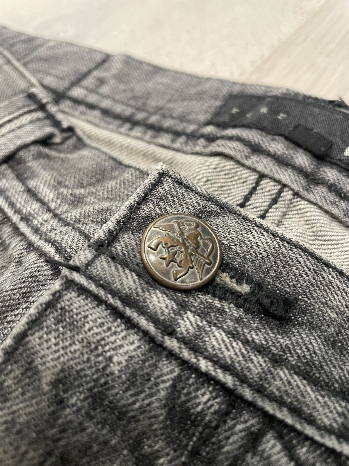 roarguns Roarguns Japan 2000s Black Denim Jeans Black 31 Archive Size US 32 / EU 48 - 5 Thumbnail