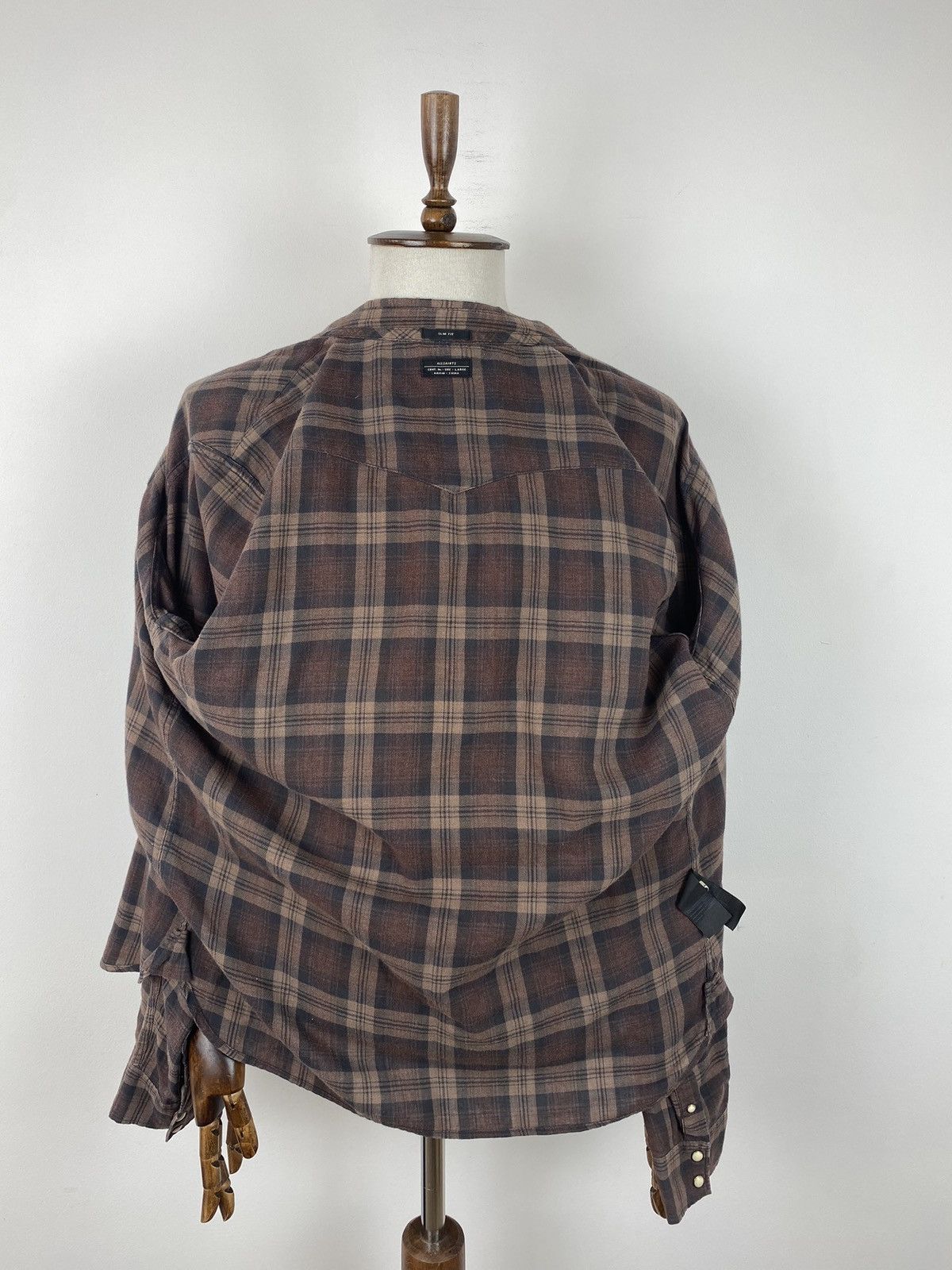 Allsaints Men’s Allsaints Plains Long Sleeve Shirt size L Size US L / EU 52-54 / 3 - 4 Thumbnail