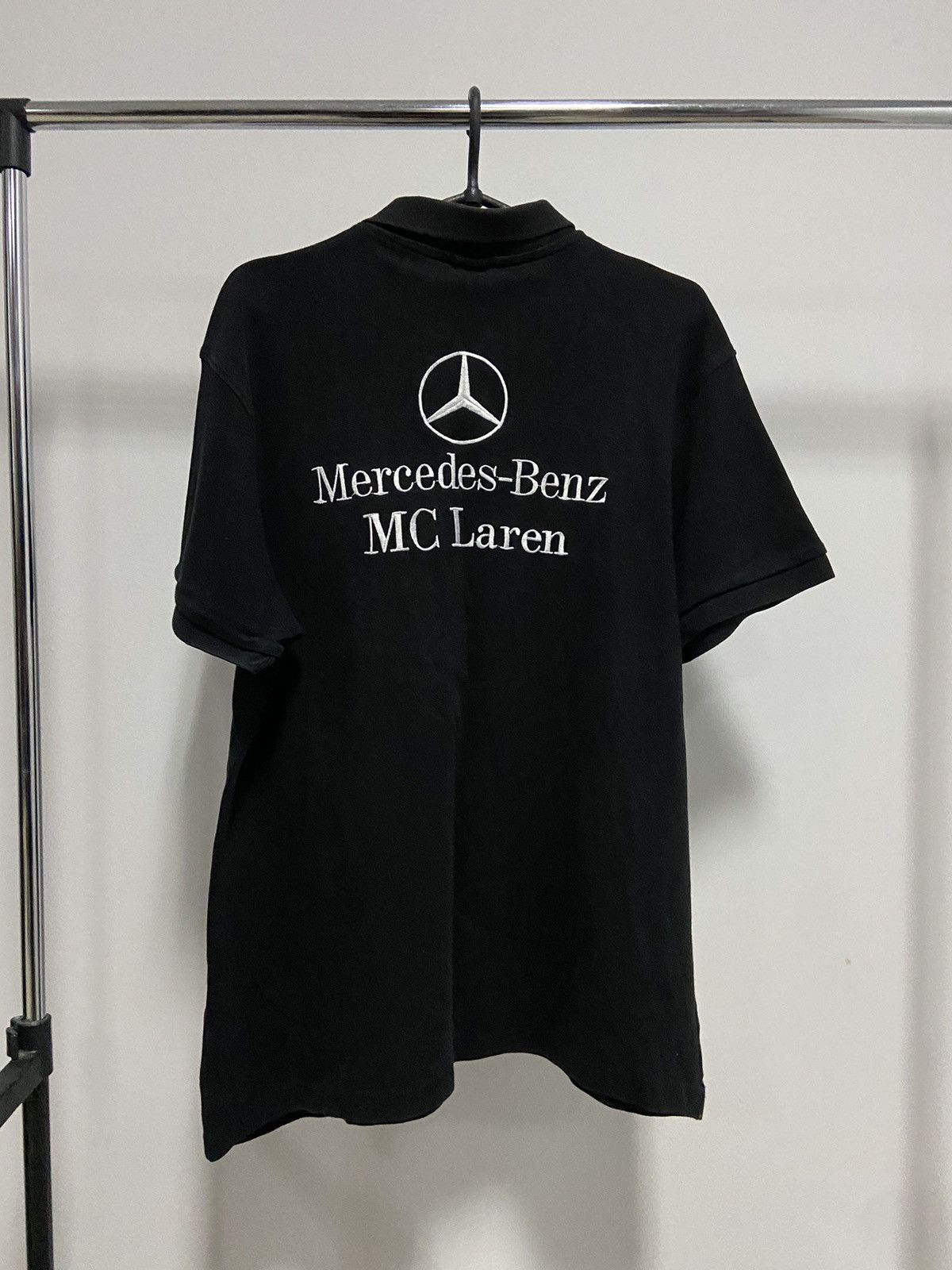 Mercedes-Benz Mercedes benz mclaren big logo t shirt polo racing vintage Size US XL / EU 56 / 4 - 2 Thumbnail