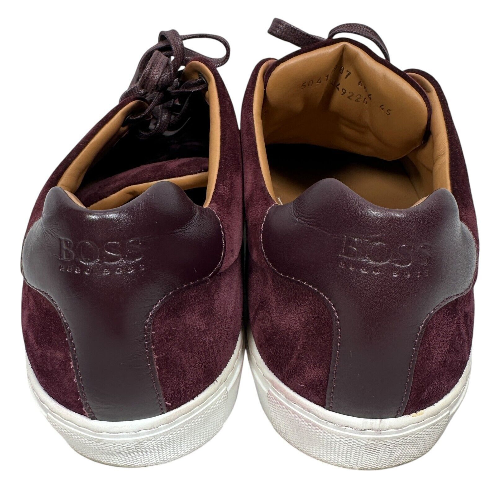 Hugo Boss Hugo Boss Mirage Sneakers Men’s 45 / US 12 Burgundy Lace Up Size US 12 / EU 45 - 4 Thumbnail