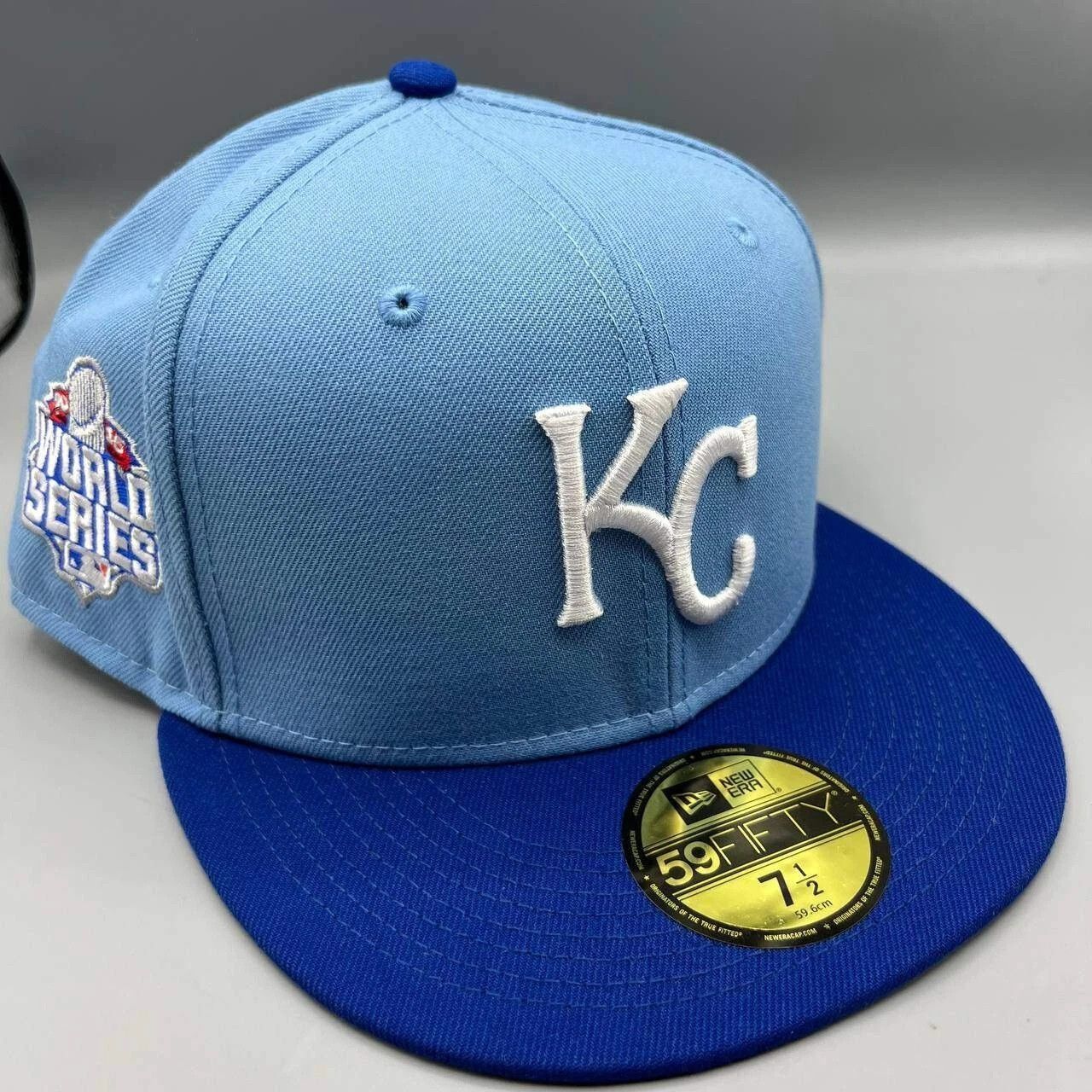 New Era Kansas City Royals Hat Men 7 1/2 59Fifty New Era MLB Fitted Size ONE SIZE - 1 Thumbnail