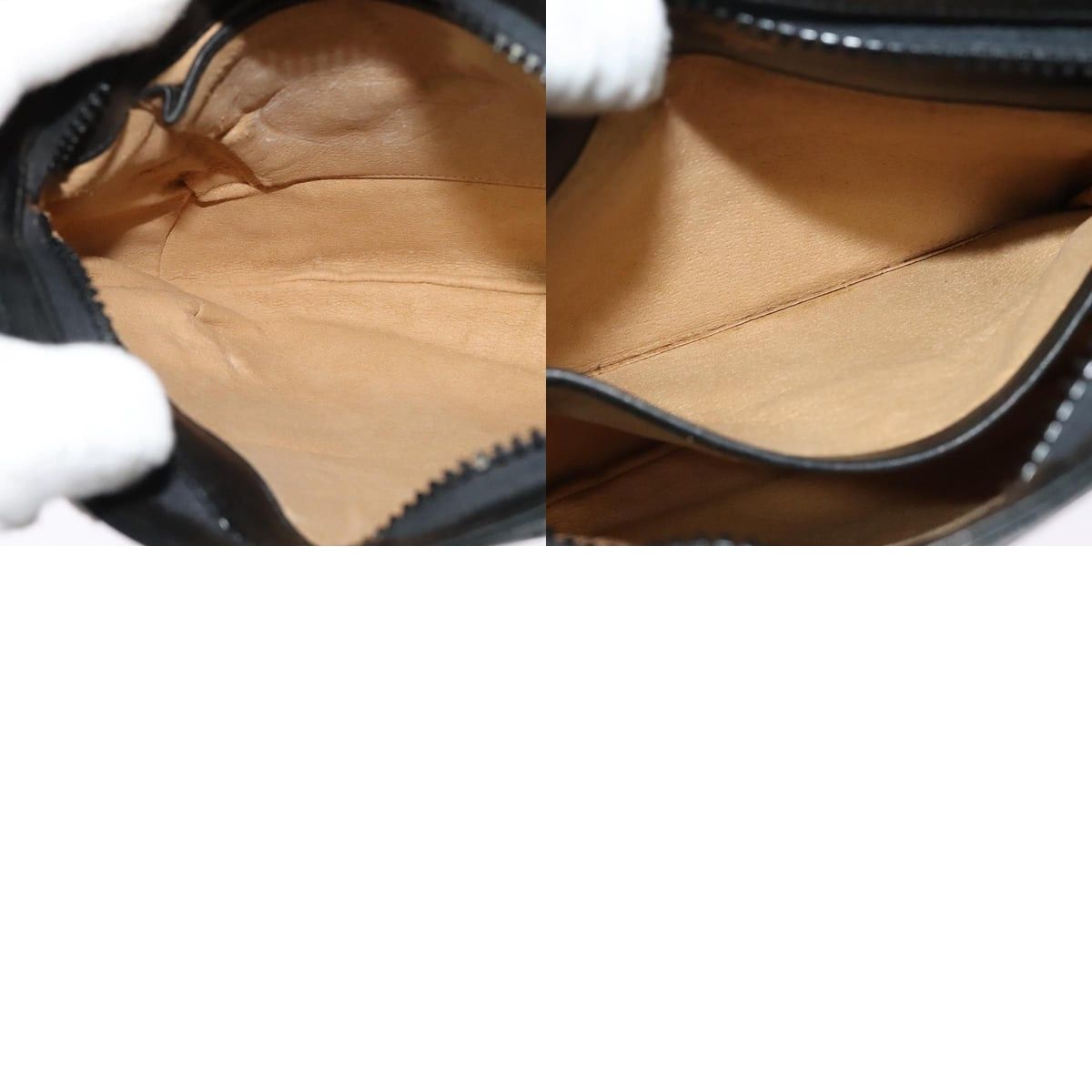 Gucci GUCCI Shoulder Bag Leather Black Gold Size ONE SIZE - 12 Thumbnail