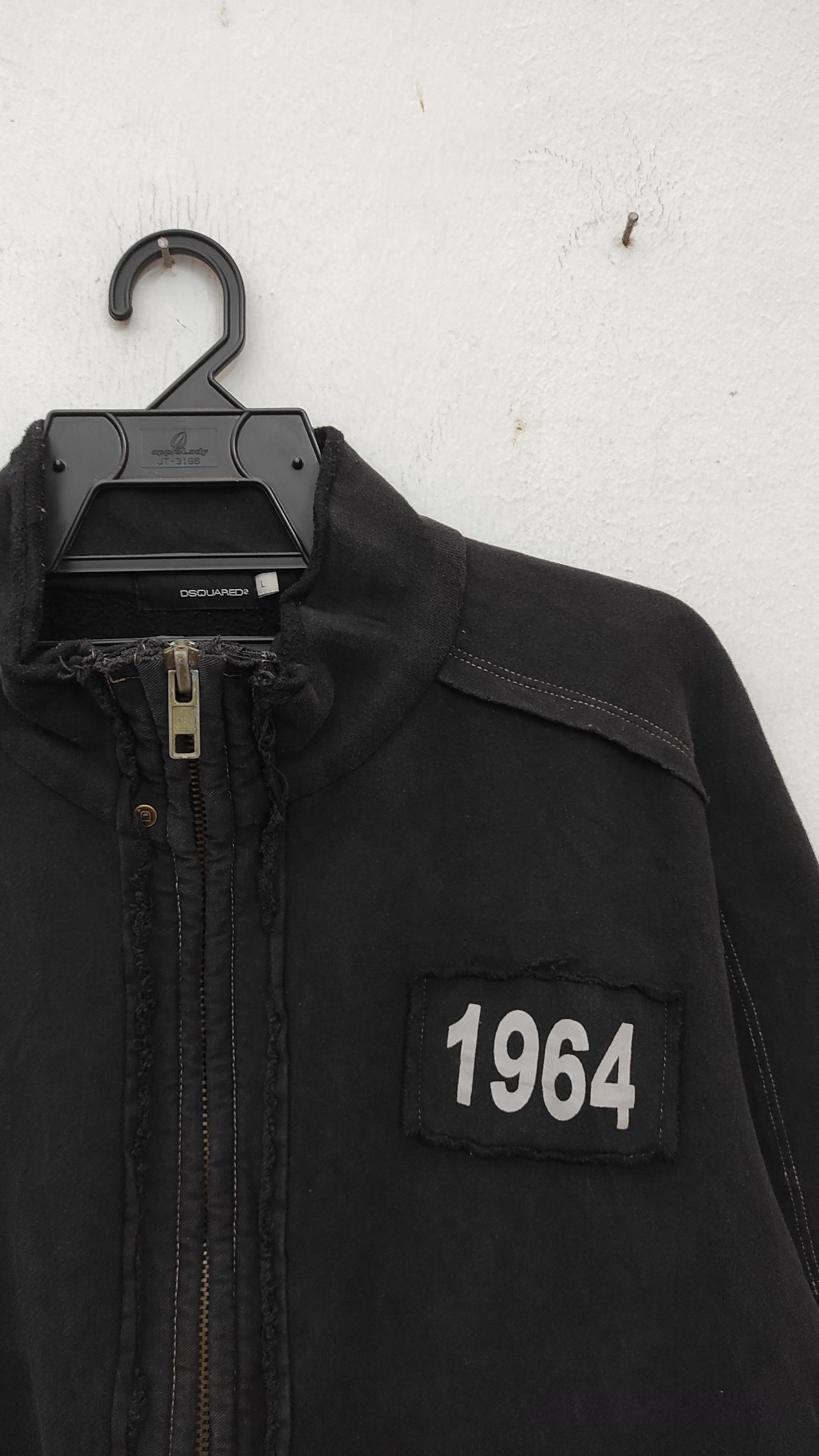 Dsquared2 Vintage 90's DSQUARED² Hagi Fray moleskin zipper jacket Size US L / EU 52-54 / 3 - 14 Thumbnail