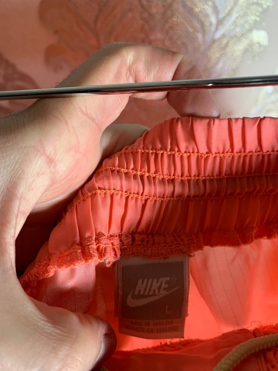 Nike × Vintage VERY RARE NIKE CHALLENGE COURT PINK SHORTS DRILL SWOOSH Y2K Size US 34 / EU 50 - 6 Thumbnail