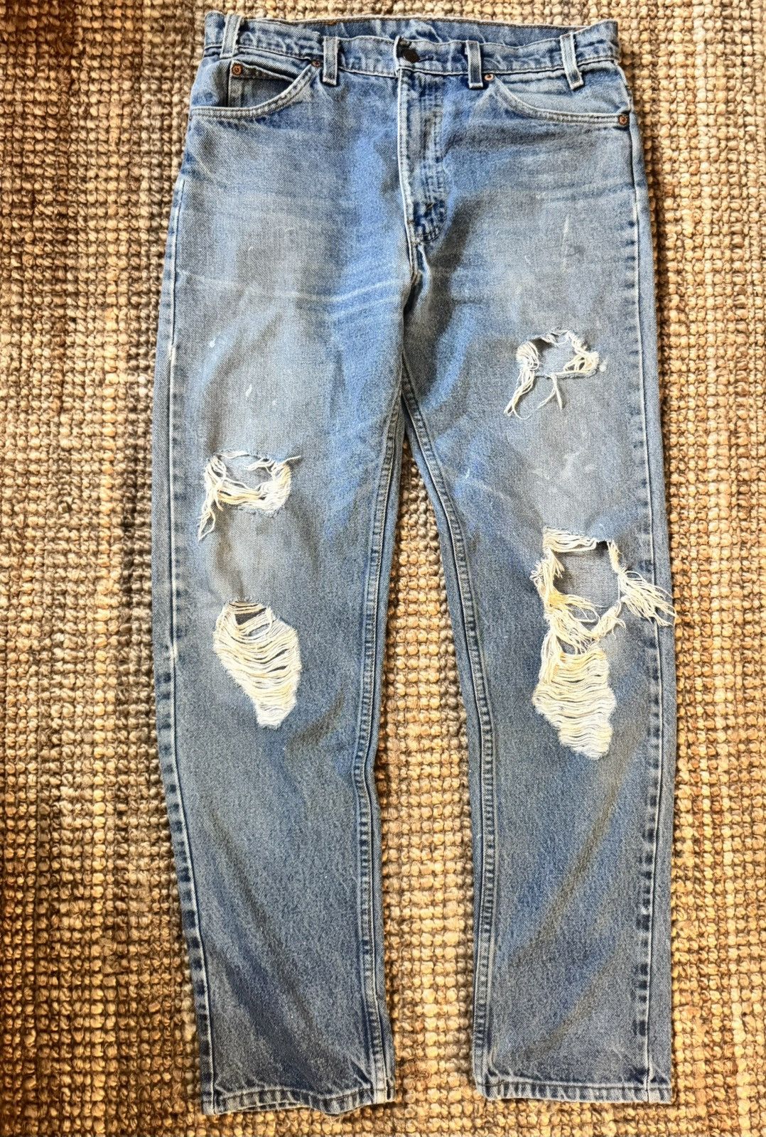 Levi's Vintage 1980s Levis 505 worn in jeans Size US 32 / EU 48 - 1 Thumbnail