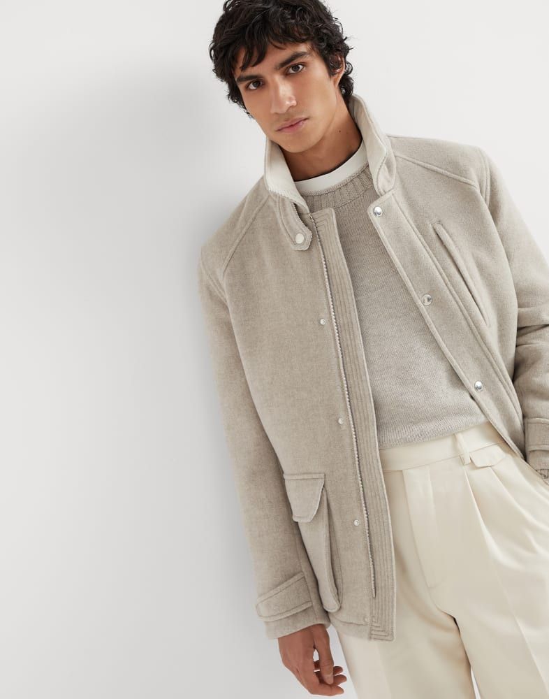 Brunello Cucinelli o1w1db10925 Jacket Water Resistant in Grey Size US L / EU 52-54 / 3 - 4 Thumbnail