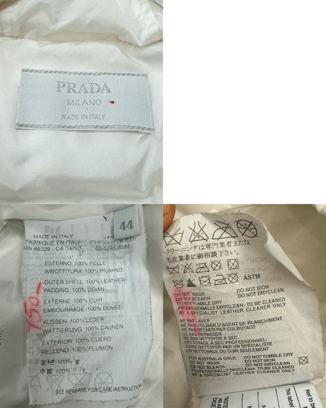 Prada Prada Faux Leather Puffer White Size M / US 6-8 / IT 42-44 - 10 Thumbnail