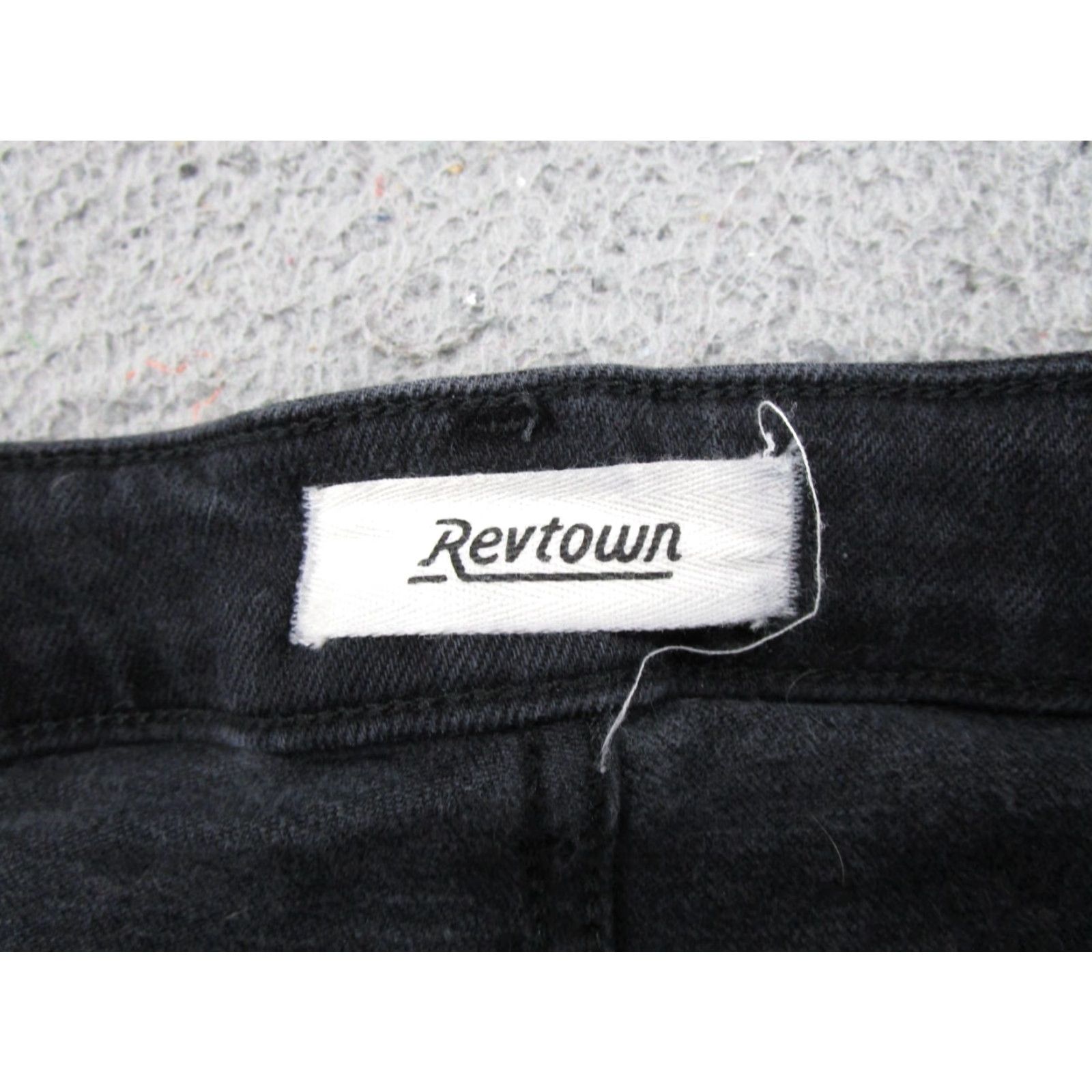 Vintage VINTAGE Revtown High Rise Decade Denim Black Stretch Jeans Womens 31 Organic Cotton Size 24" / US 00 / IT 34 - 4 Thumbnail
