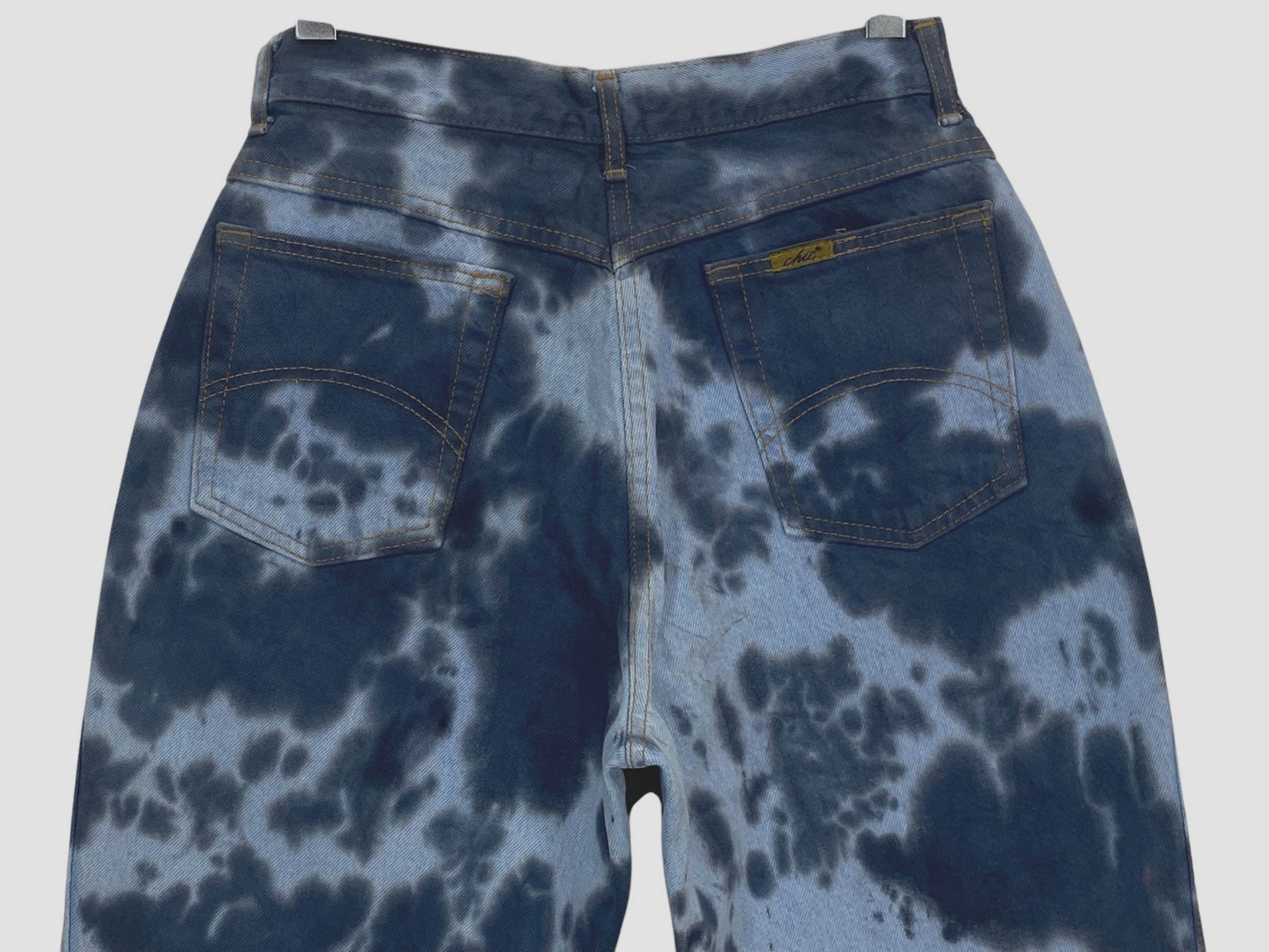Japanese Brand Chic Denim Camo Jeans Size 27" / US 4 / IT 40 - 6 Thumbnail