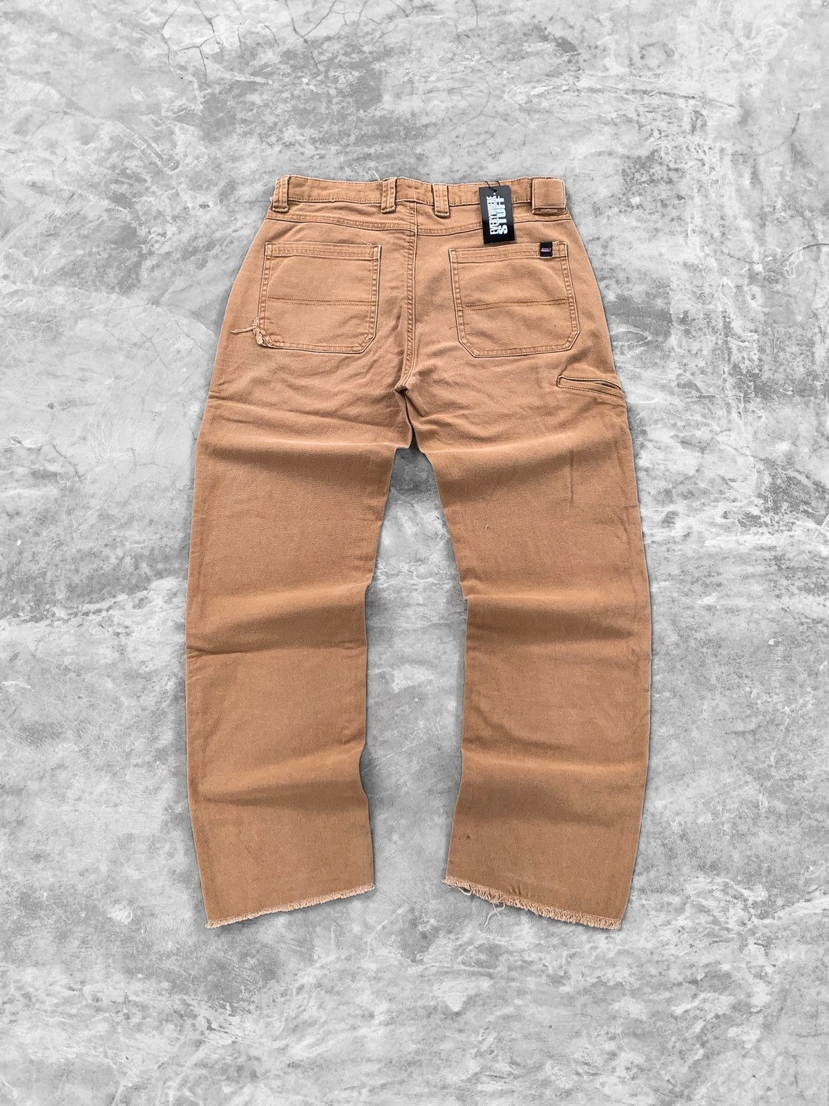 Dickies Vintage Dickies Carpenter Pants Brown Unfinsihed Size US 31 - 1 Thumbnail