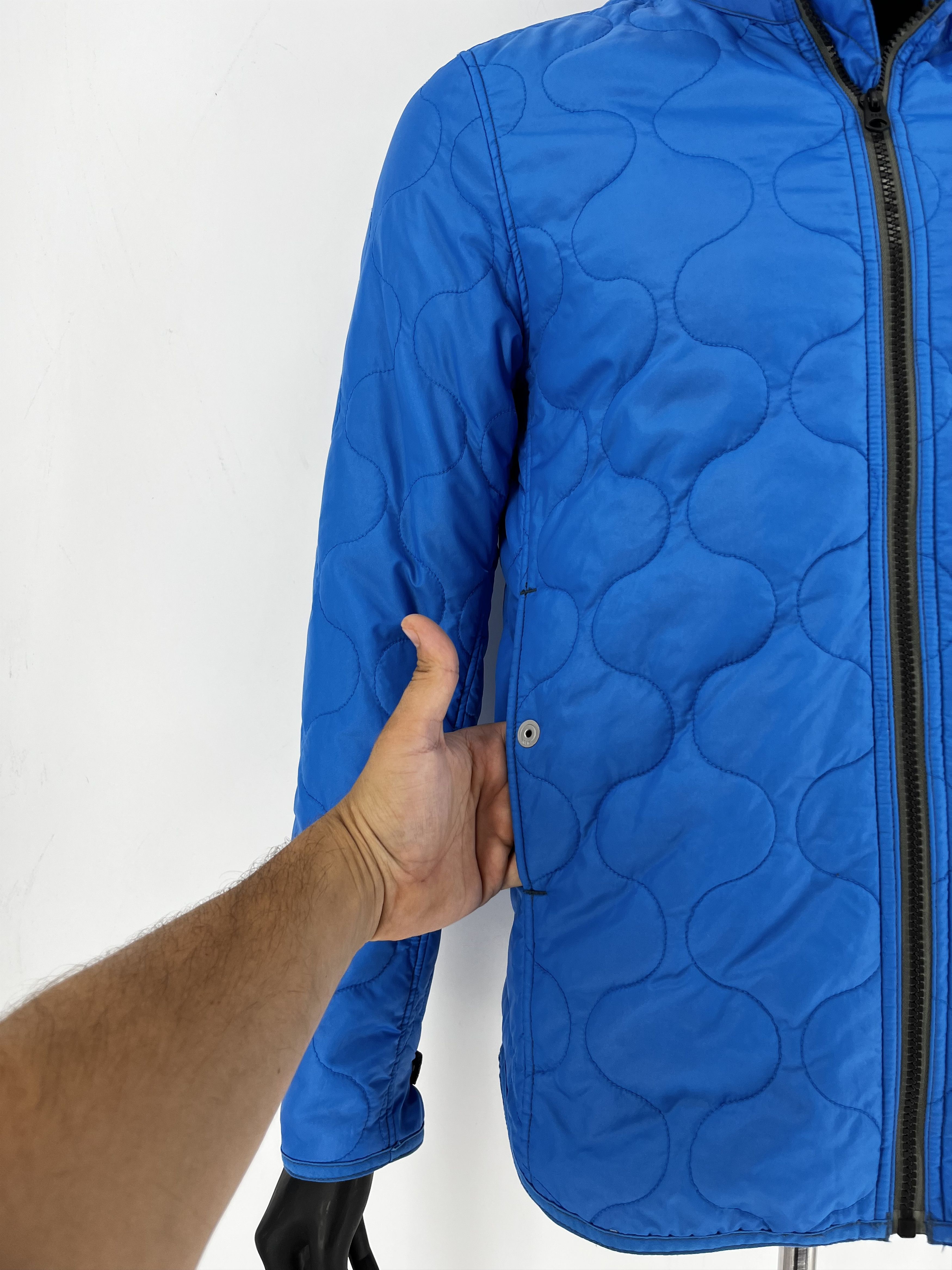 G-Star G-Star RAW Blue Quilted Zip Jacket Men’s Size M Size US M / EU 48-50 / 2 - 7 Thumbnail