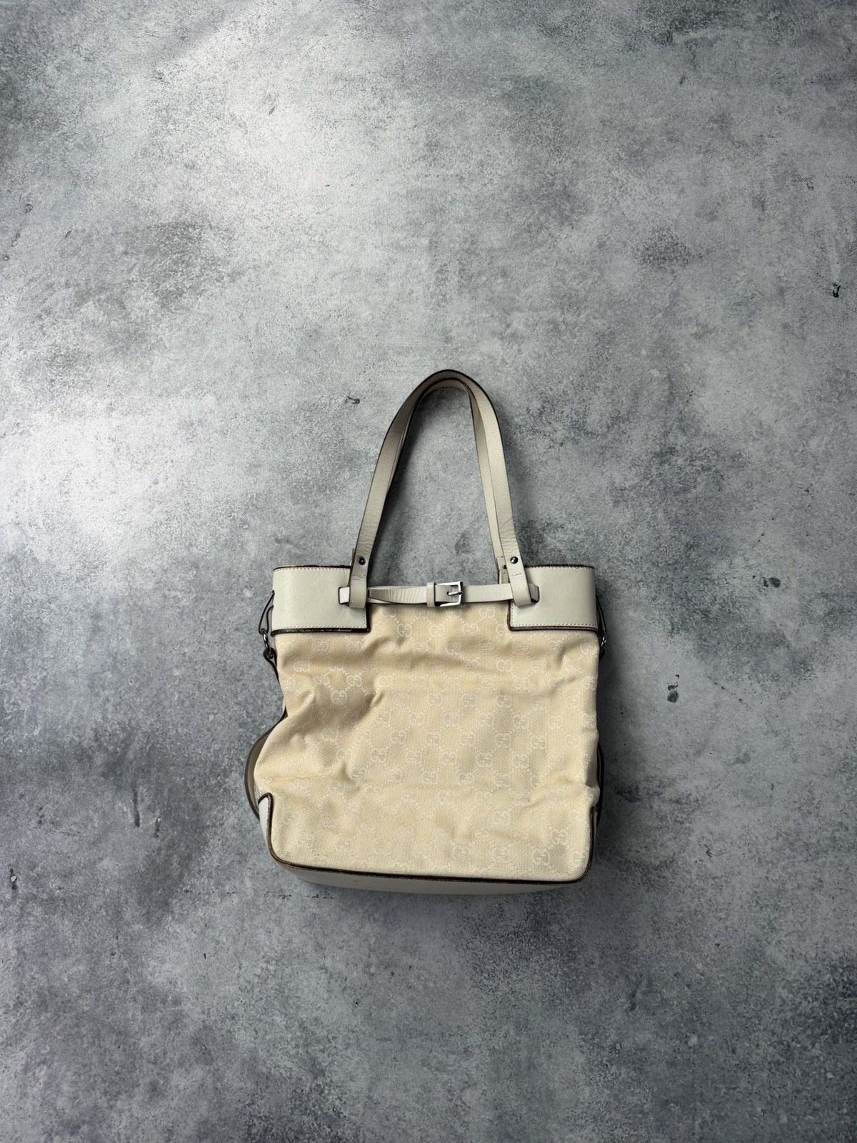 Gucci Gucci vintage GG cream handbag Size ONE SIZE - 3 Thumbnail