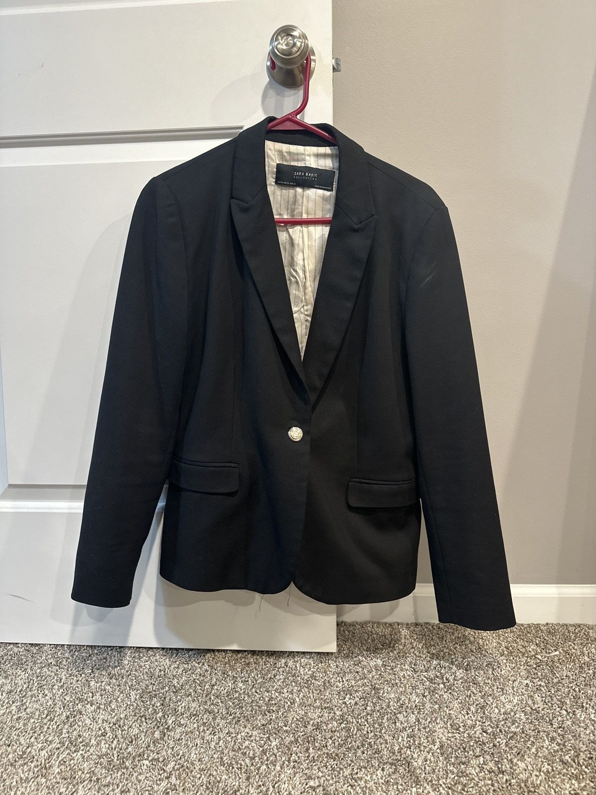 Vintage × Zara Vintage Blazer - Zara Basic Collection Size XL / US 12-14 / IT 48-50 - 1 Thumbnail