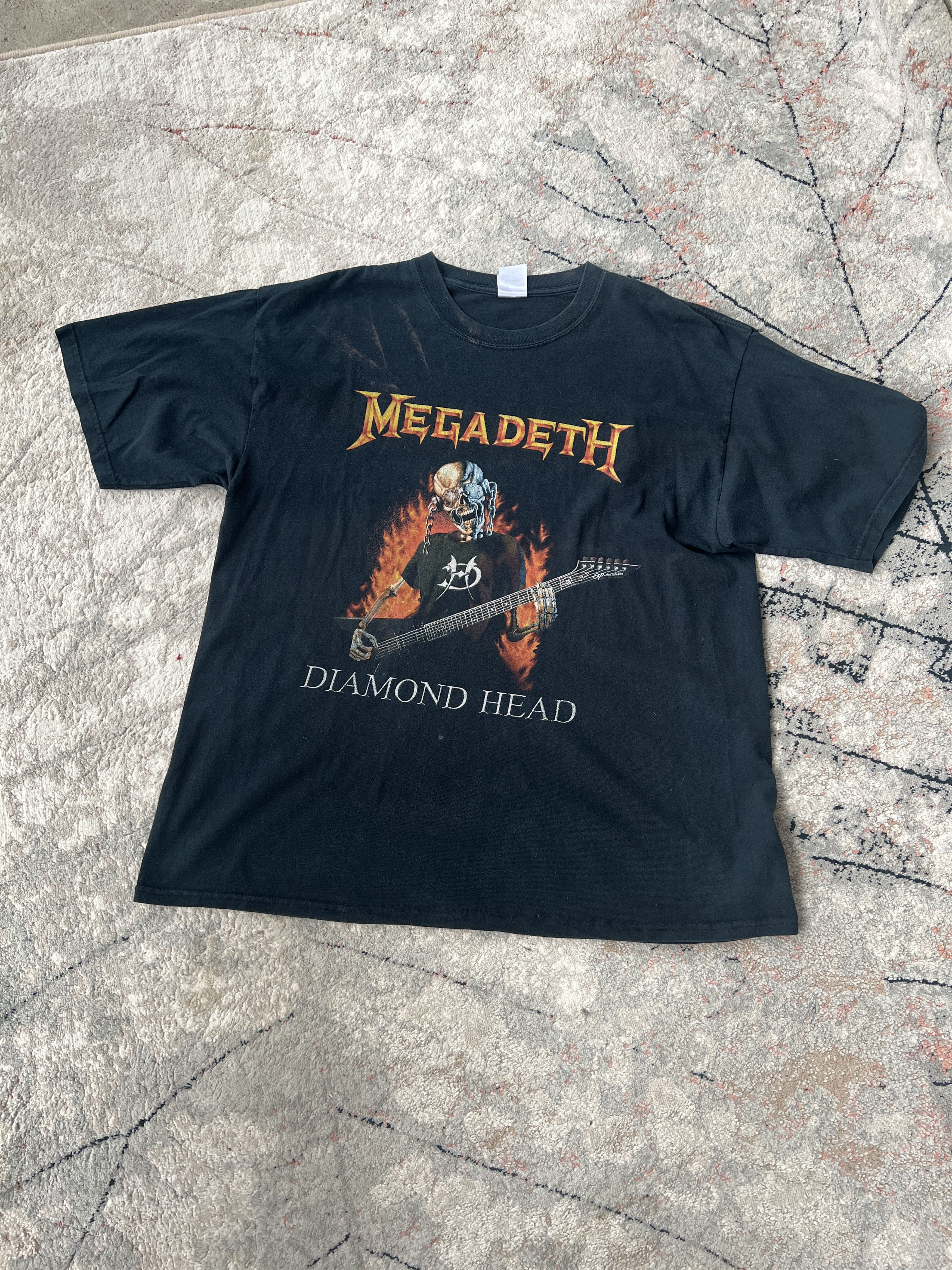 Megadeth Megadeth Diamond Head Tee Size US XL / EU 56 / 4 - 1 Thumbnail