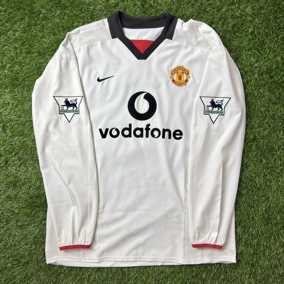 Nike Nike Manchester United Away 2002-03 Beckham #7 Soccer Jersey Size US L / EU 52-54 / 3 - 1 Thumbnail