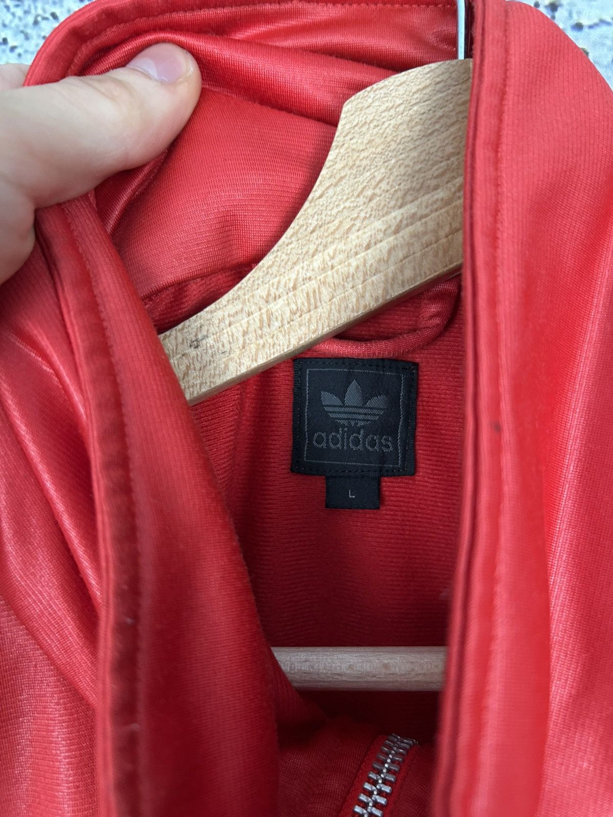 Adidas Vintage Adidas Chile62 Red Tracksuit Sweatshirt Steetwear Size US L / EU 52-54 / 3 - 7 Thumbnail
