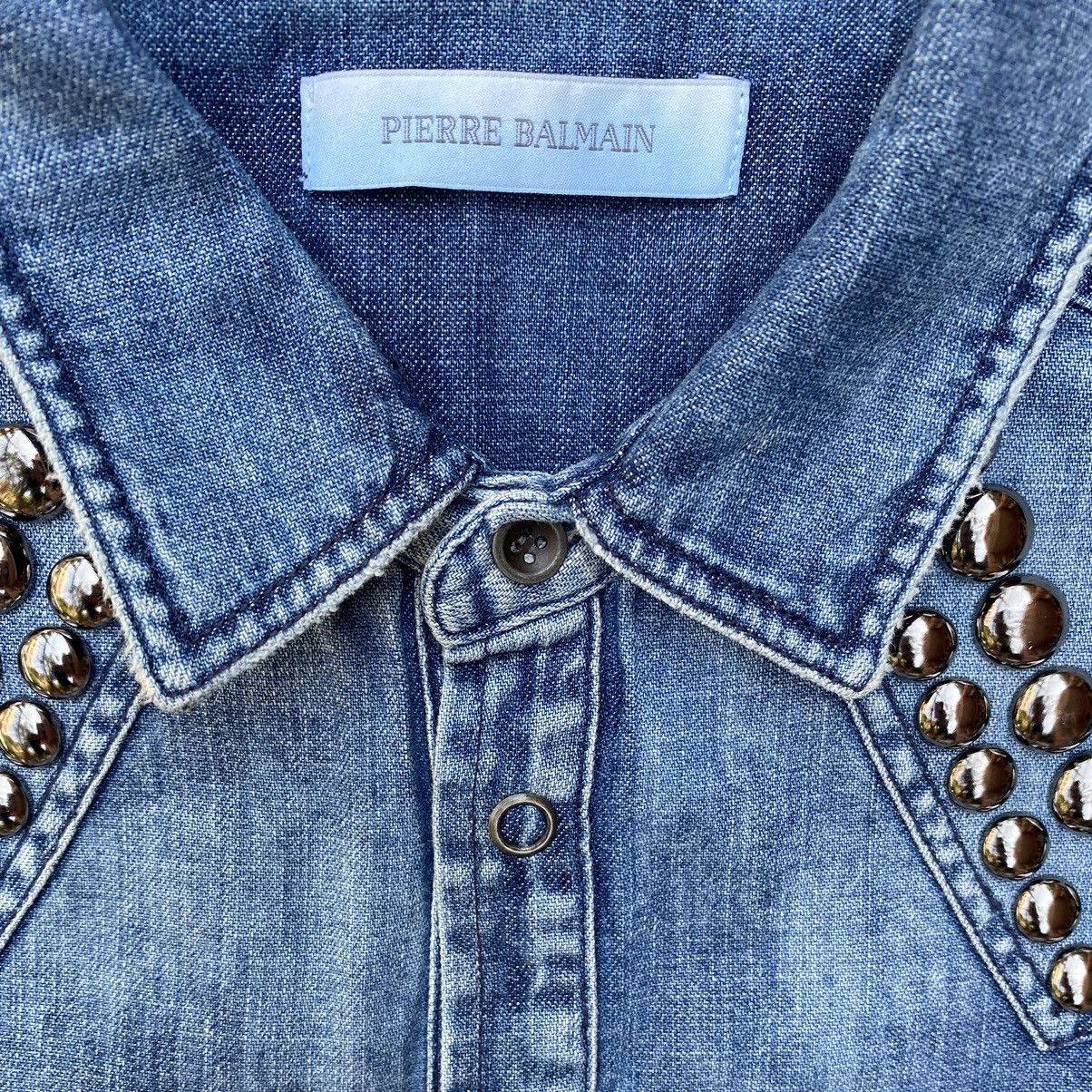 Balmain Pierre Balmain Studded Western Shirt Size US S / EU 44-46 / 1 - 6 Thumbnail