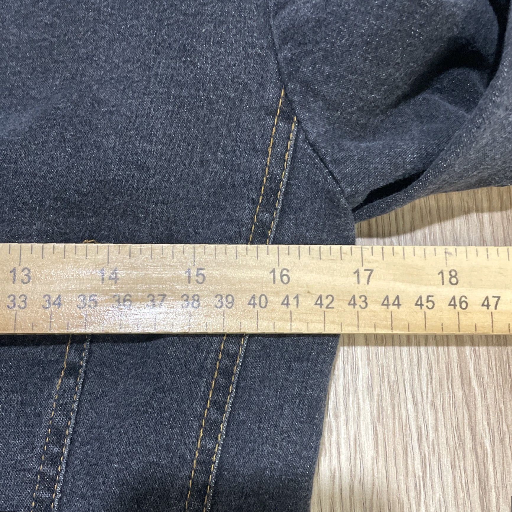 Vintage VINTAGE Duck Head Women’s Denim Jacket Casual Outerwear Fall Winter Spring Black Medium Size 32" / US 10 / IT 46 - 6 Thumbnail