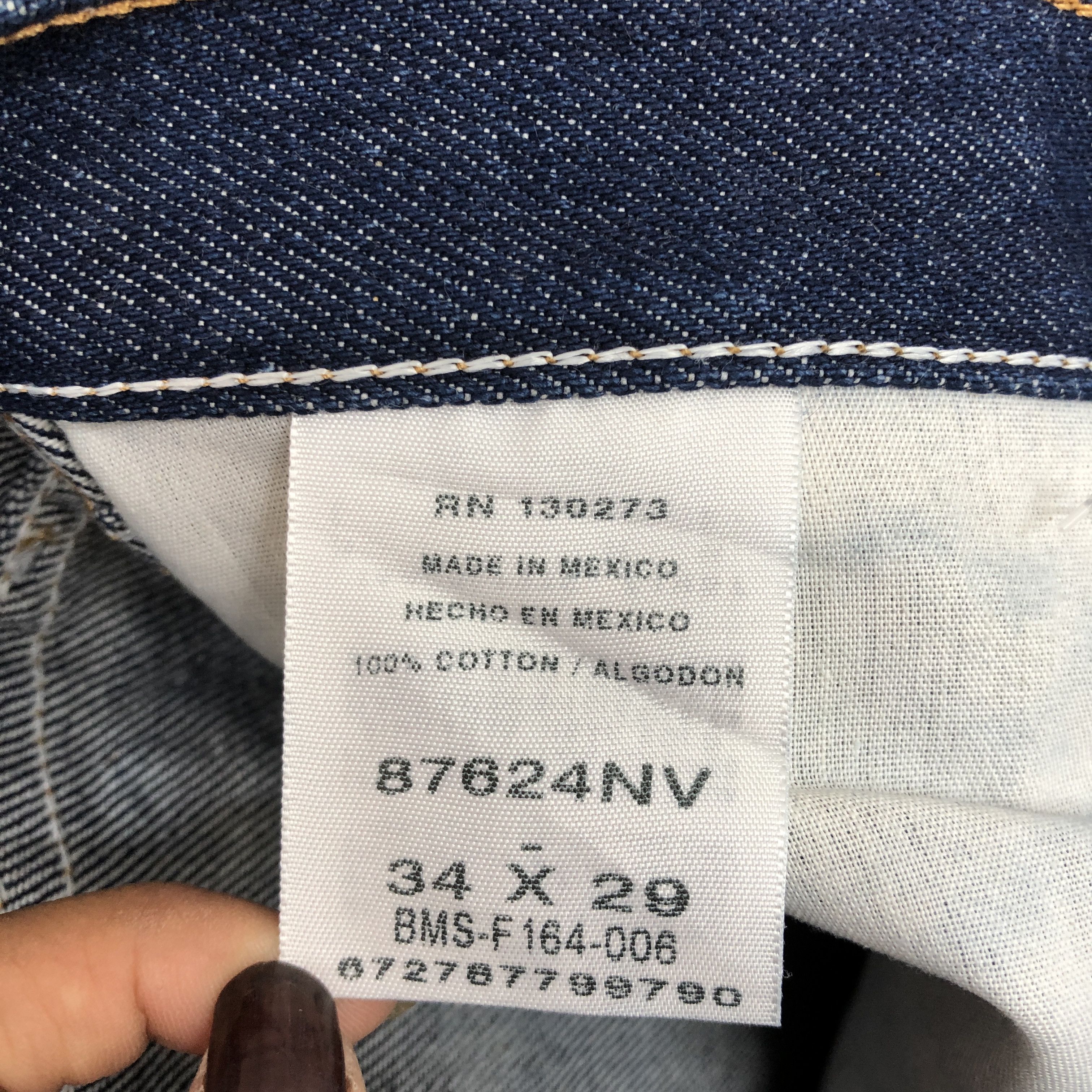 Rustler Vintage 90s Rustler Blue Washed Jeans Denim Pants. Size US 32 / EU 48 - 6 Thumbnail