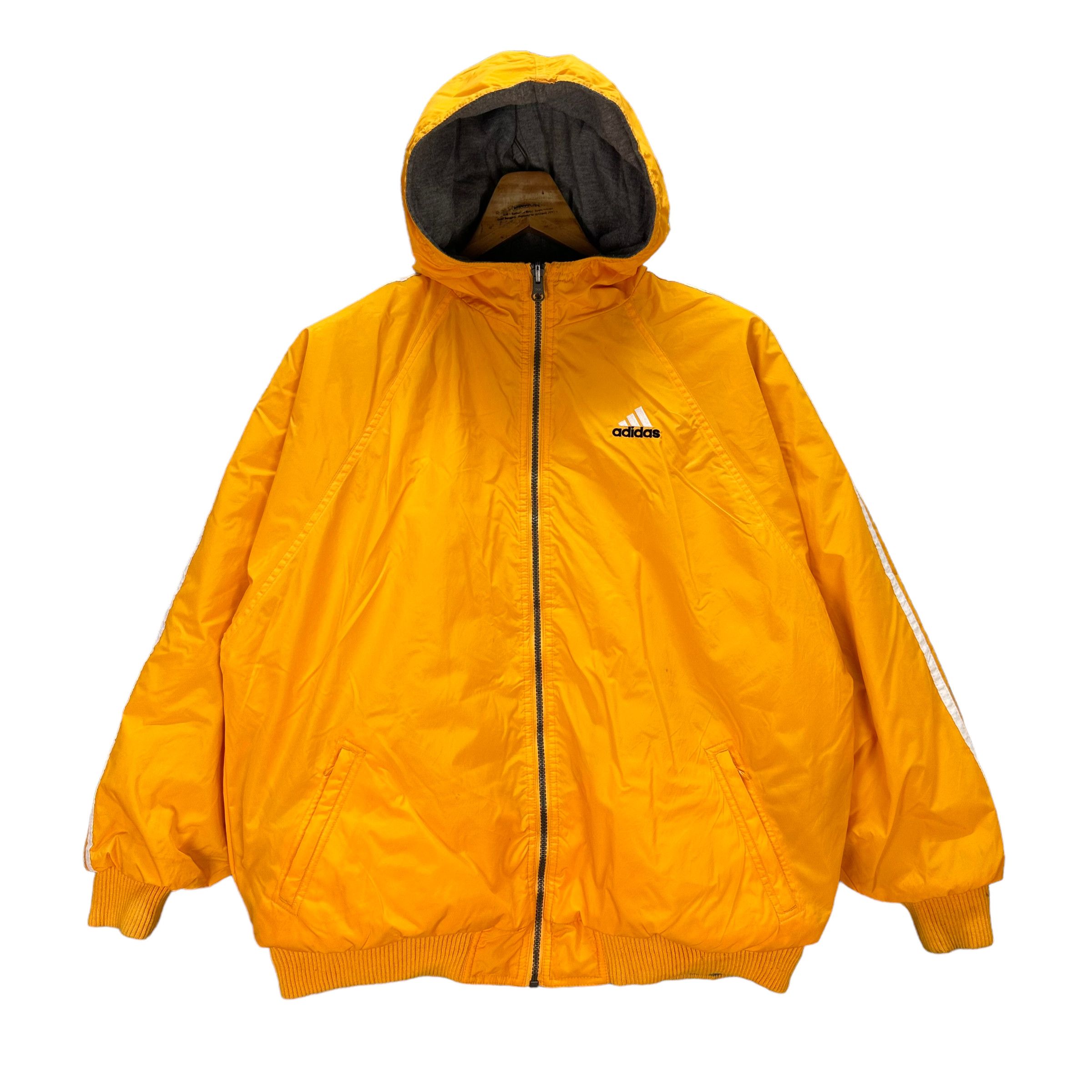 Adidas ADIDAS EMBROIDERY BIG LOGO REVERSIBLE HOODIE JACKET 8607-017 Size US XL / EU 56 / 4 - 1 Thumbnail